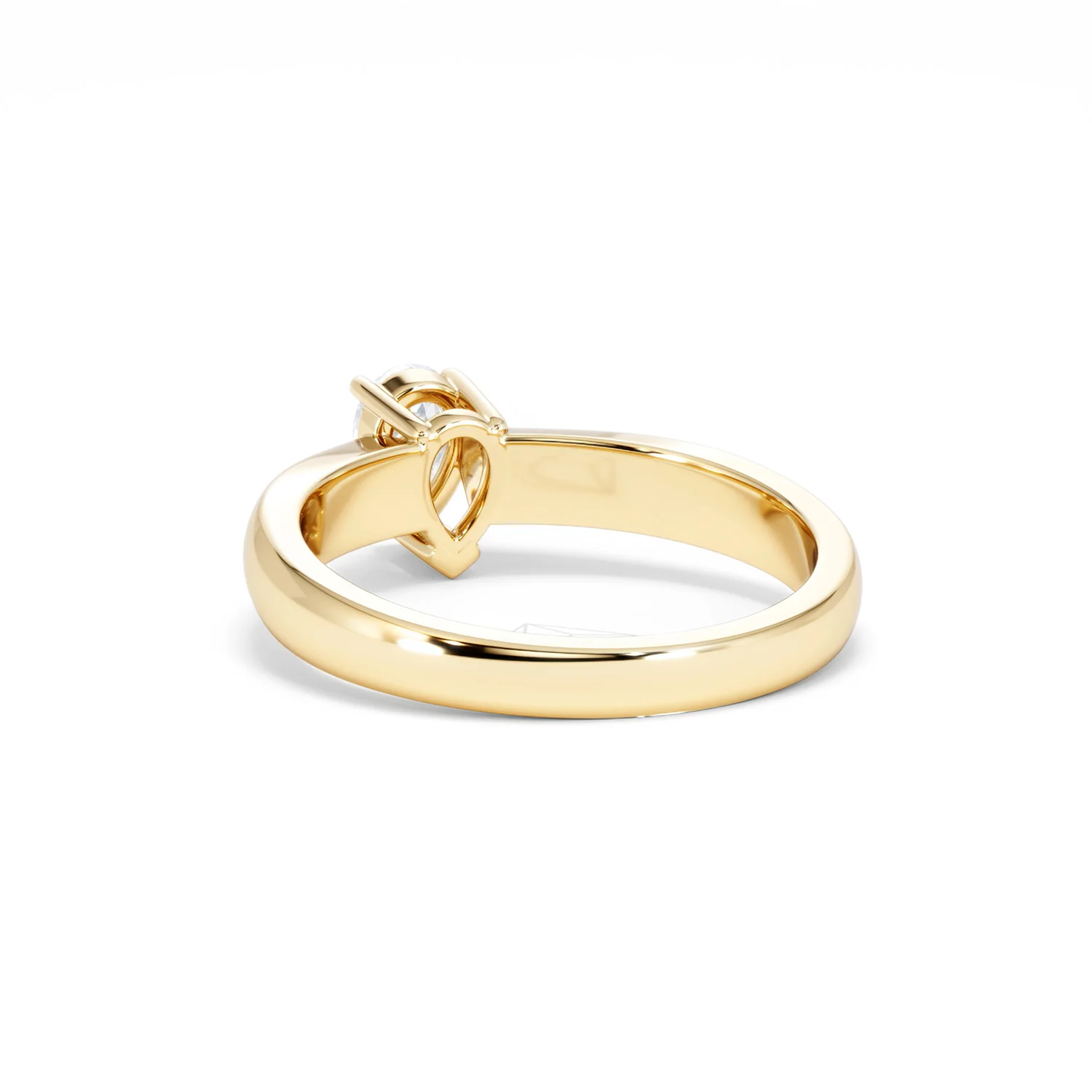 Naomi Pear Cut Lab Diamond Engagement Ring 0.50ct H/SI in 18k Gold Vermeil - Image 55