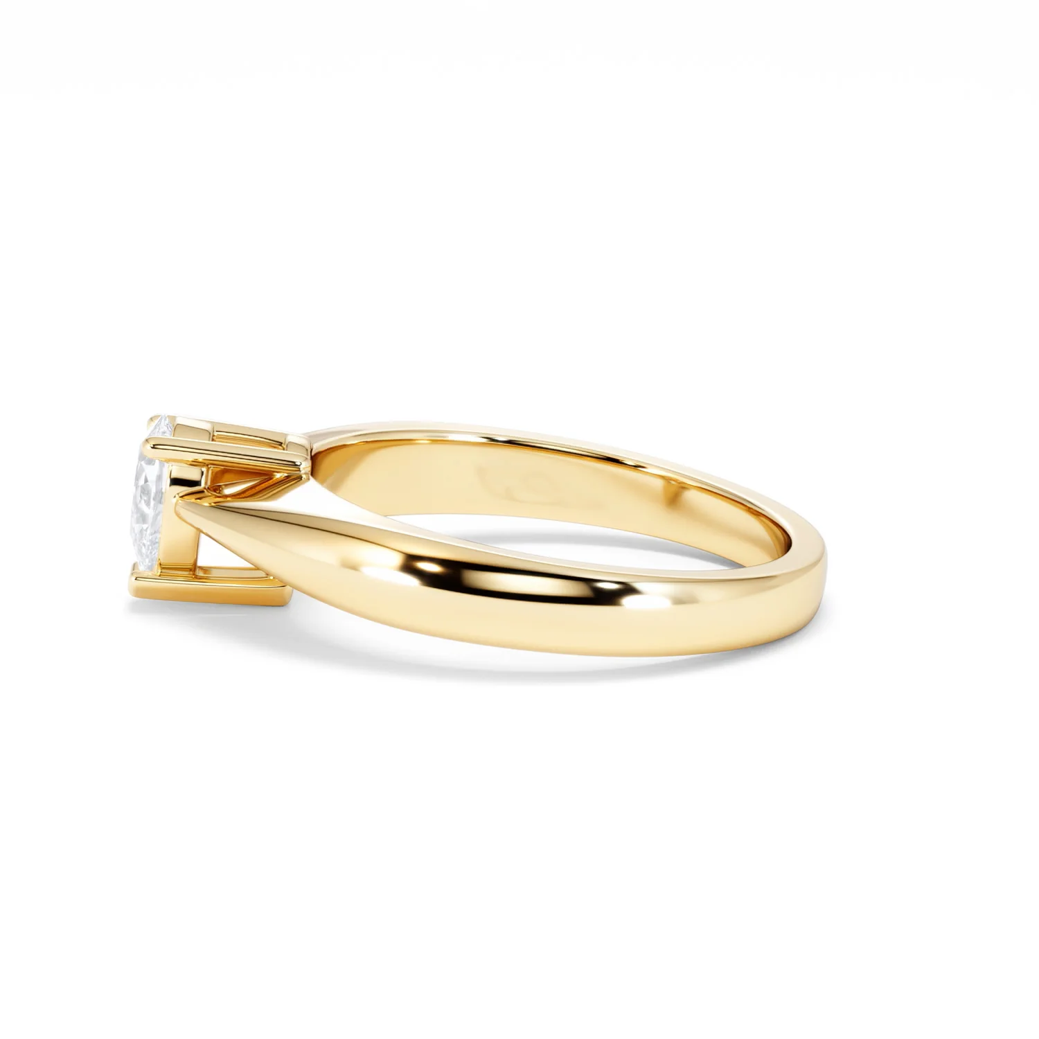 Naomi Pear Cut Lab Diamond Engagement Ring 0.50ct H/SI in 18k Gold Vermeil - Image 70