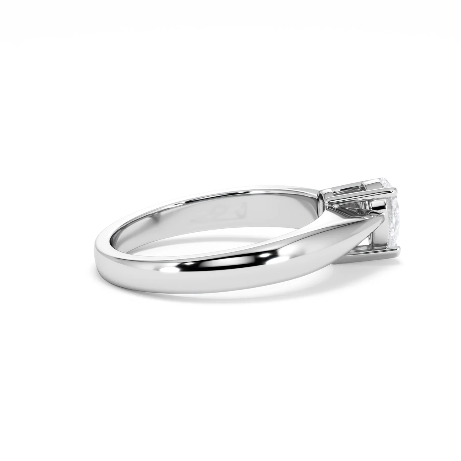 Naomi Pear Cut Lab Diamond Engagement Ring 0.50ct H/SI in 925 Silver - Image 32