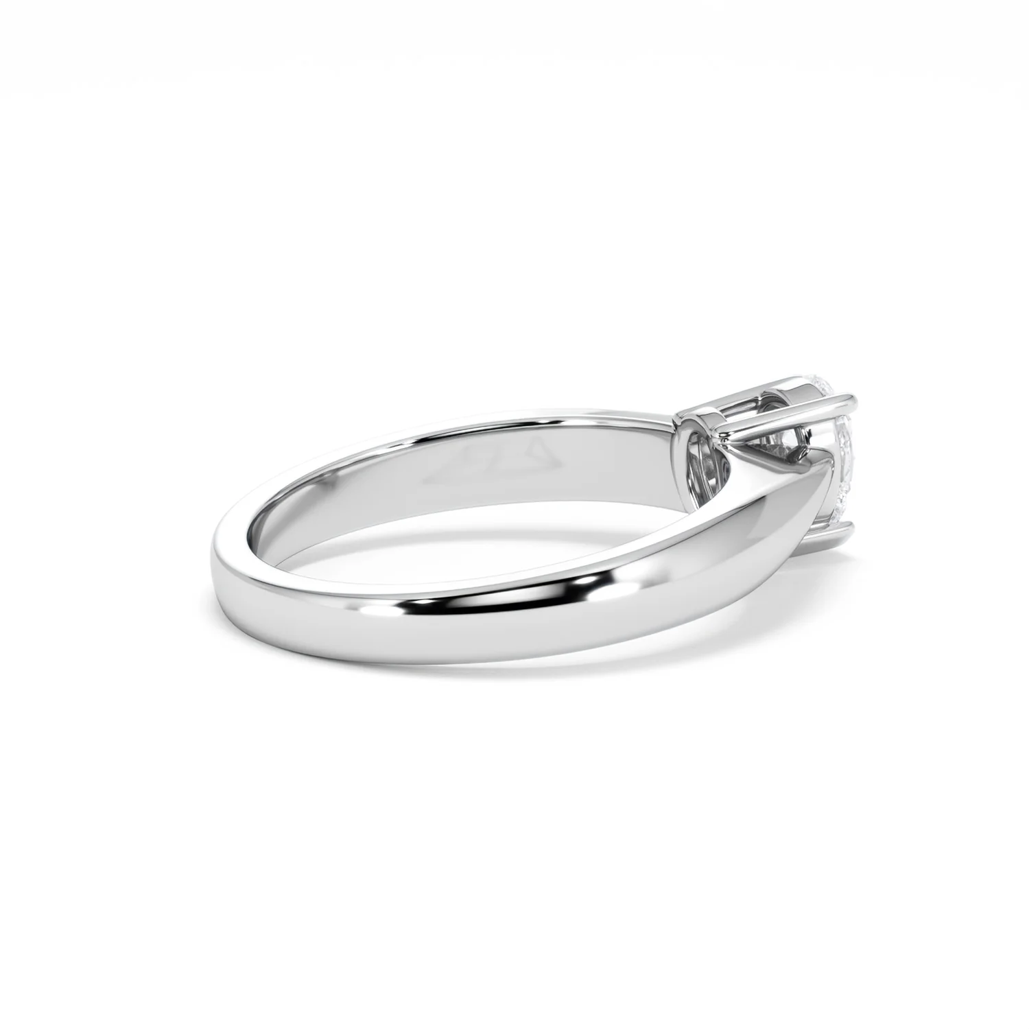 Naomi Pear Cut Lab Diamond Engagement Ring 0.50ct H/SI in 925 Silver - Image 36