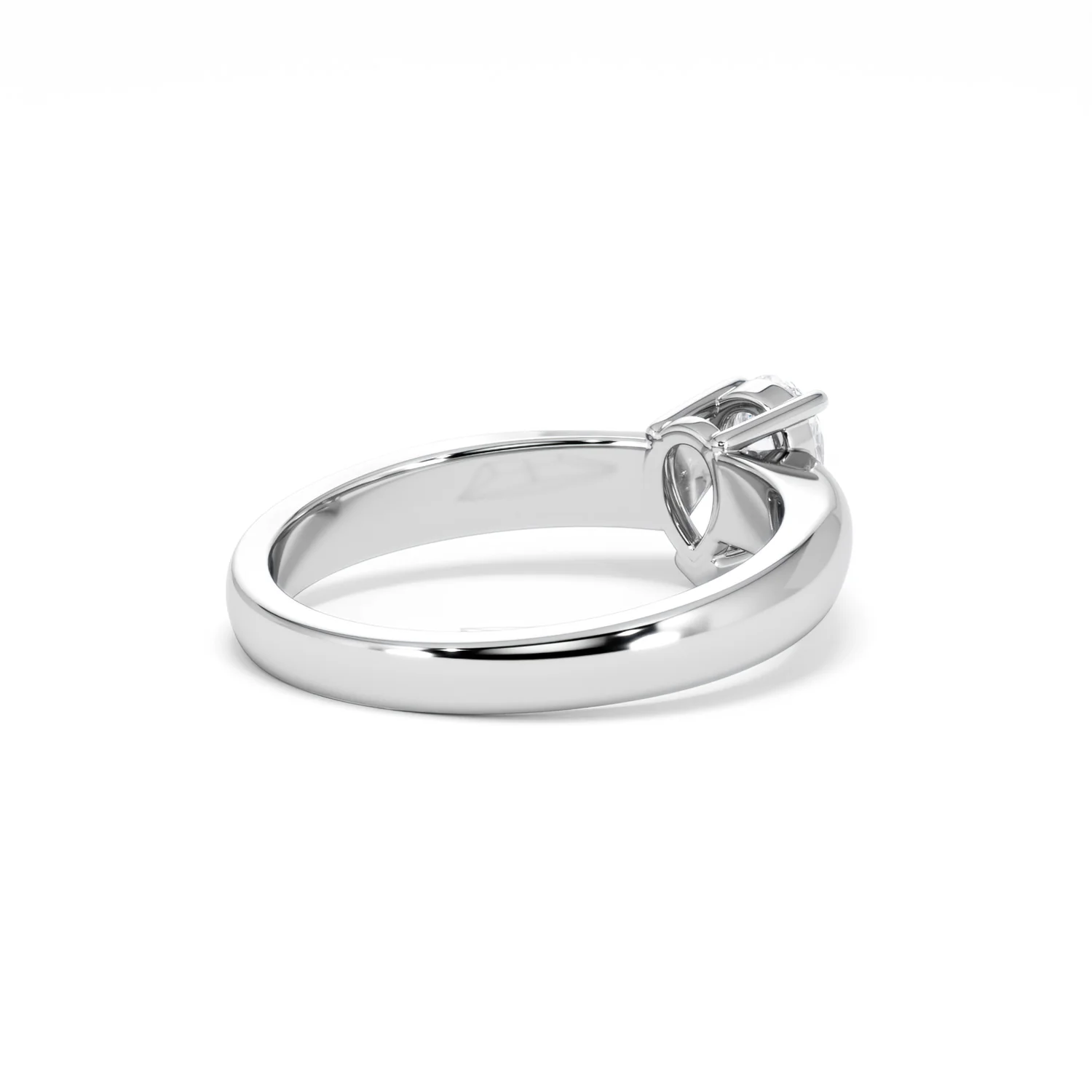 Naomi Pear Cut Lab Diamond Engagement Ring 0.50ct H/SI in 925 Silver - Image 41