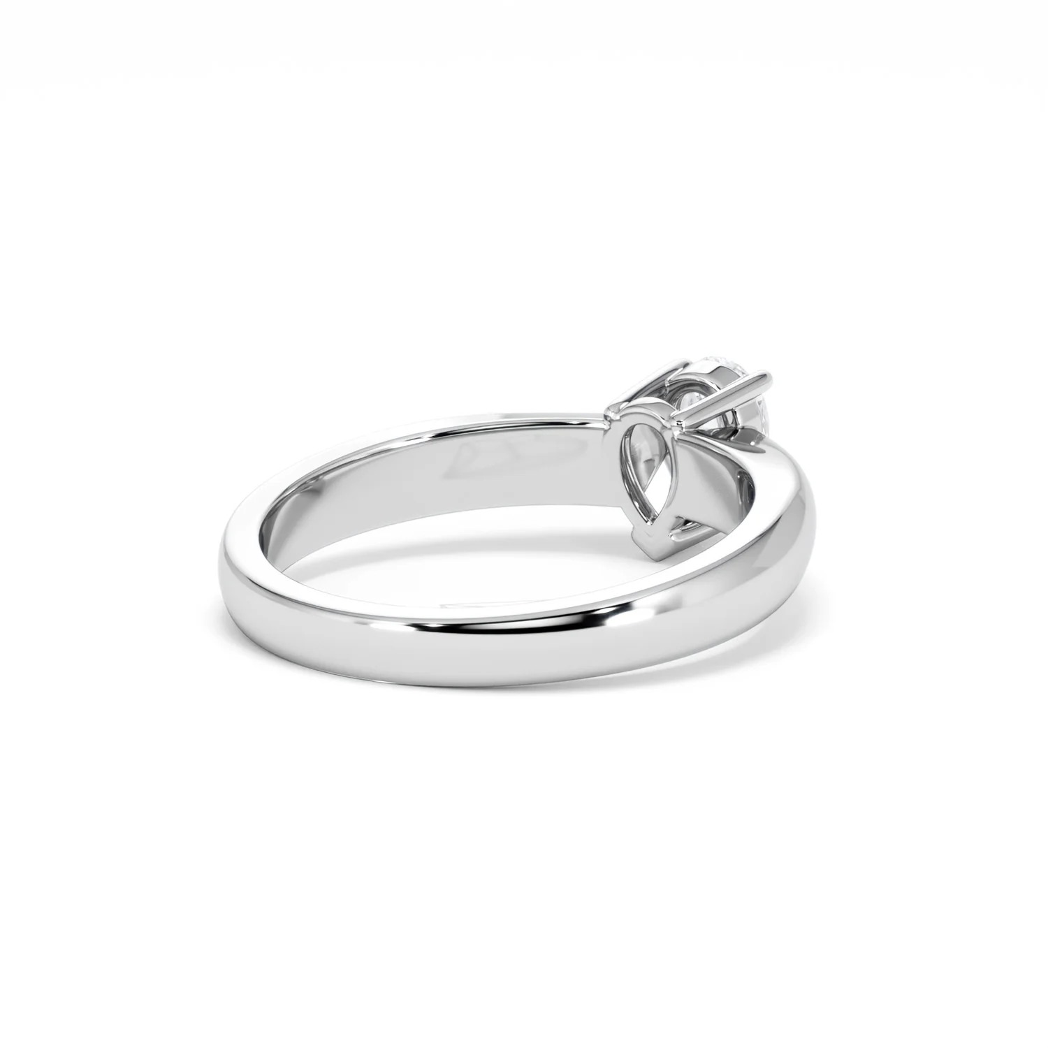 Naomi Pear Cut Lab Diamond Engagement Ring 0.50ct H/SI in 925 Silver - Image 42
