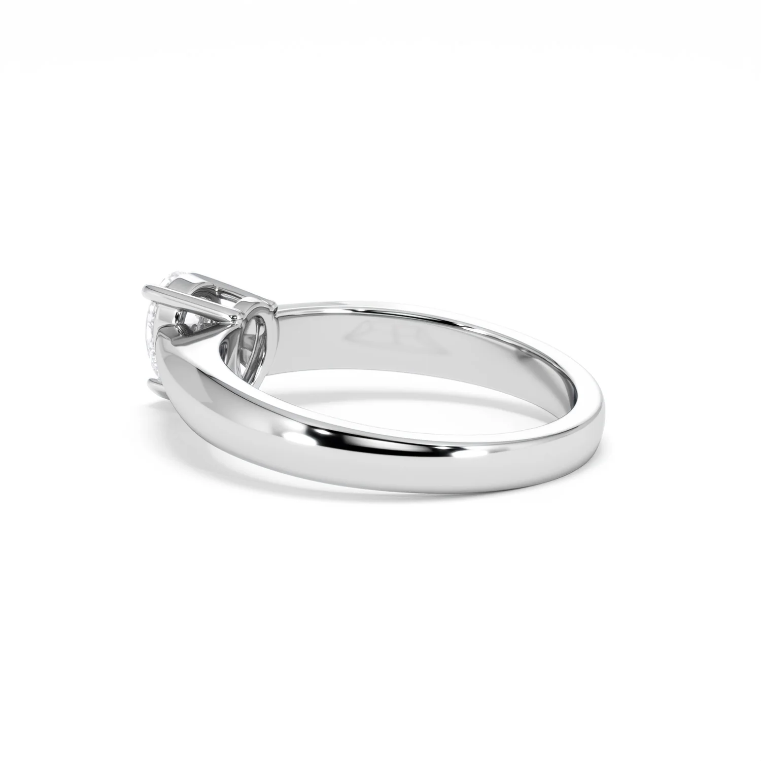 Naomi Pear Cut Lab Diamond Engagement Ring 0.50ct H/SI in 925 Silver - Image 62