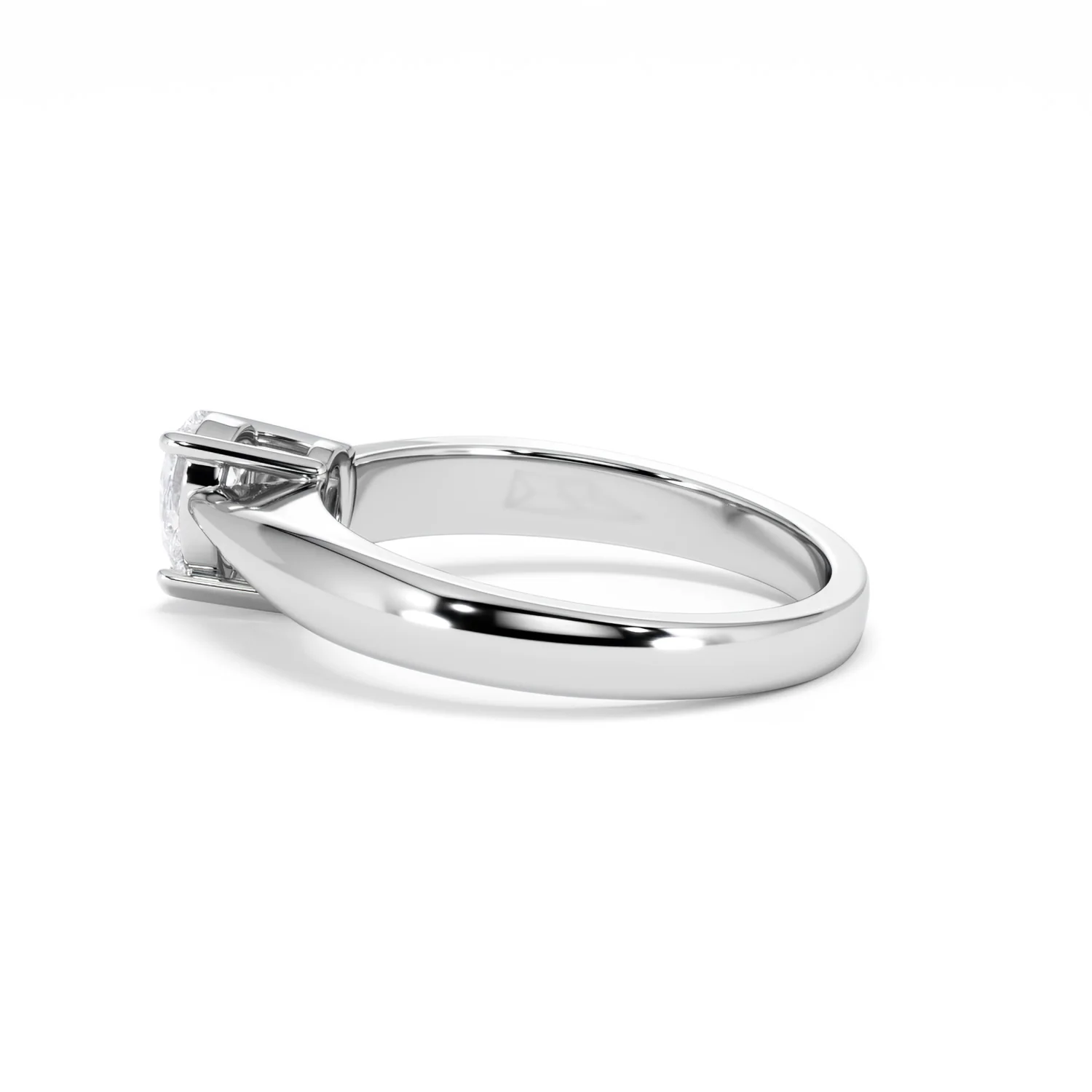 Naomi Pear Cut Lab Diamond Engagement Ring 0.50ct H/SI in 925 Silver - Image 66