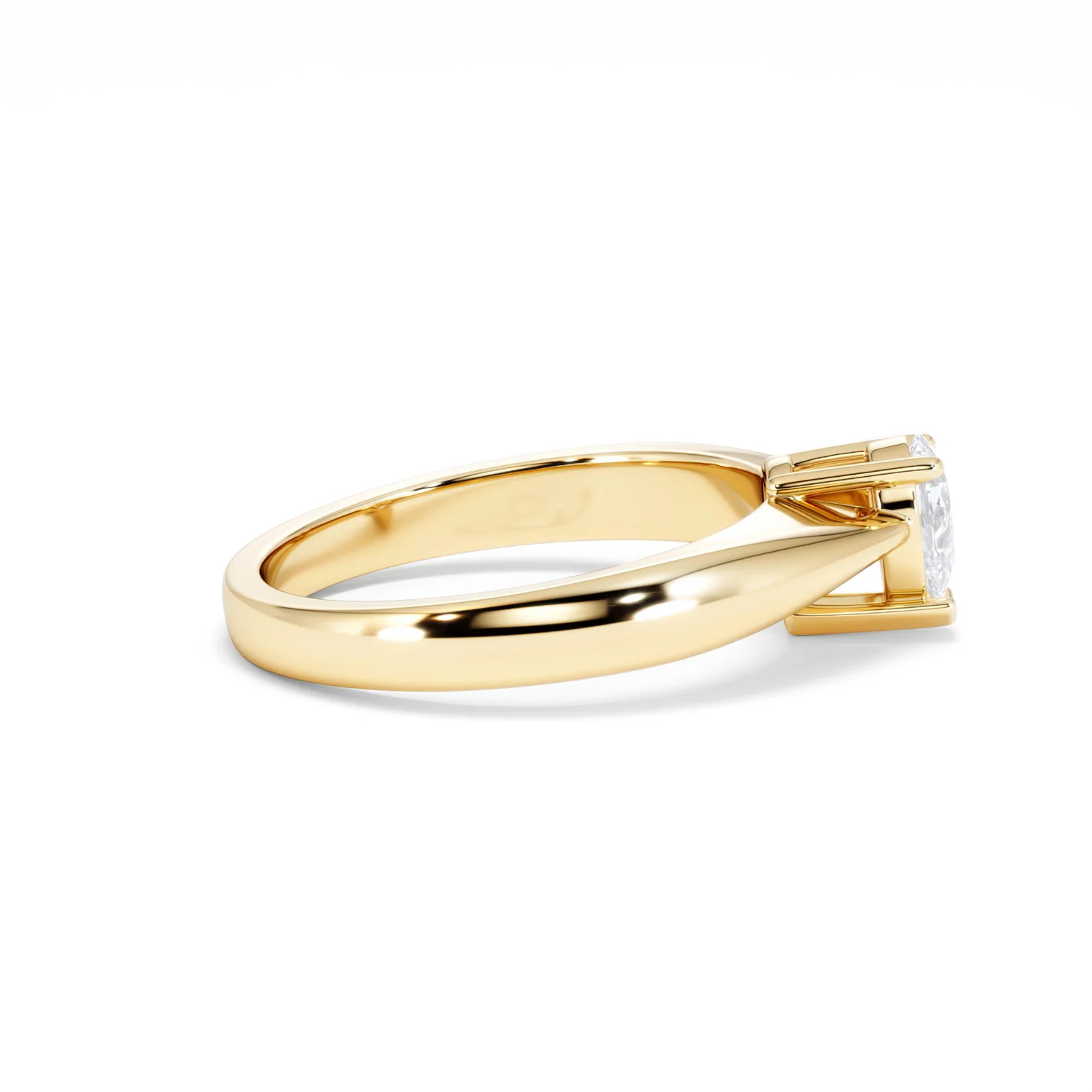 Naomi Pear Cut Lab Diamond Engagement Ring 0.50ct H/SI in 9k Gold - Image 30