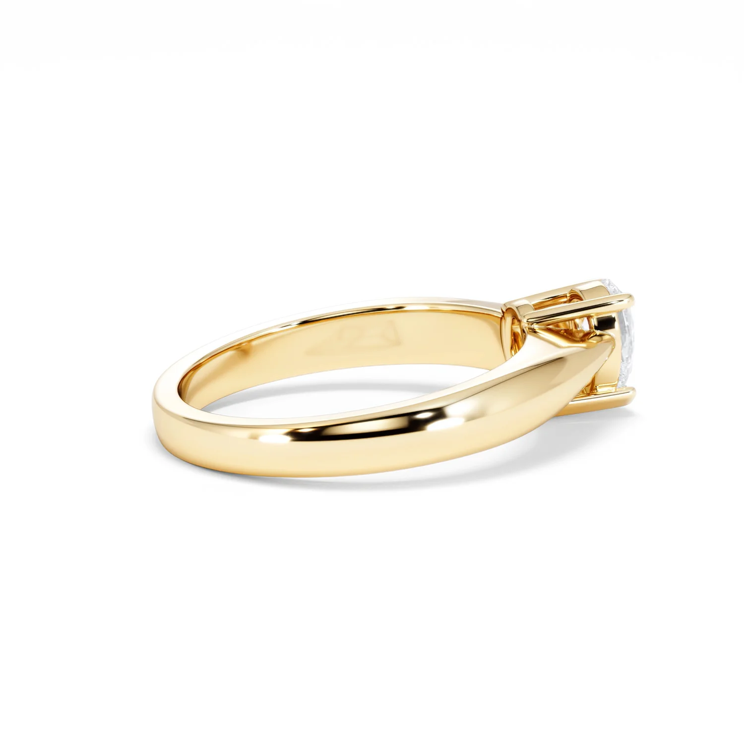 Naomi Pear Cut Lab Diamond Engagement Ring 0.50ct H/SI in 9k Gold - Image 34