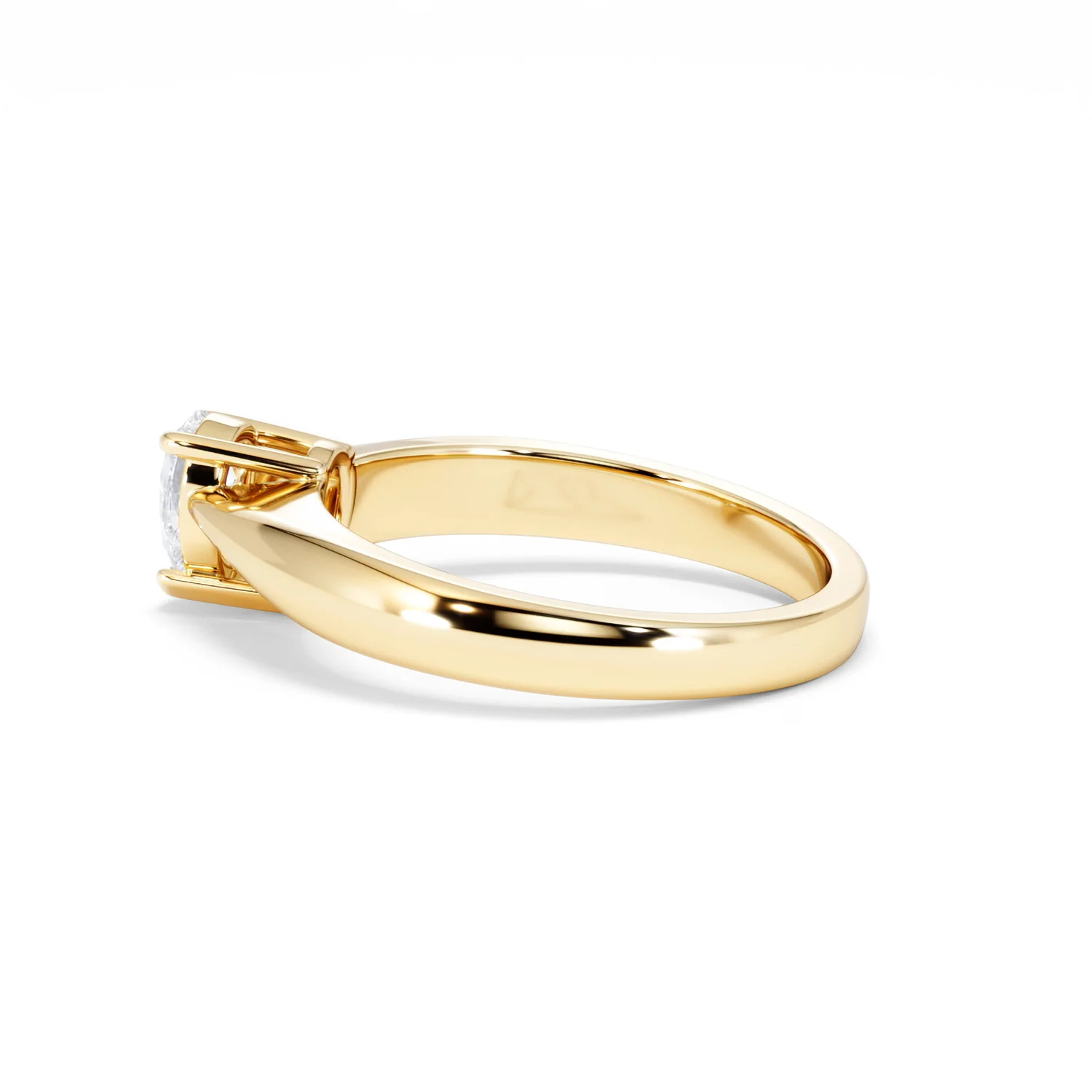 Naomi Pear Cut Lab Diamond Engagement Ring 0.50ct H/SI in 9k Gold - Image 66