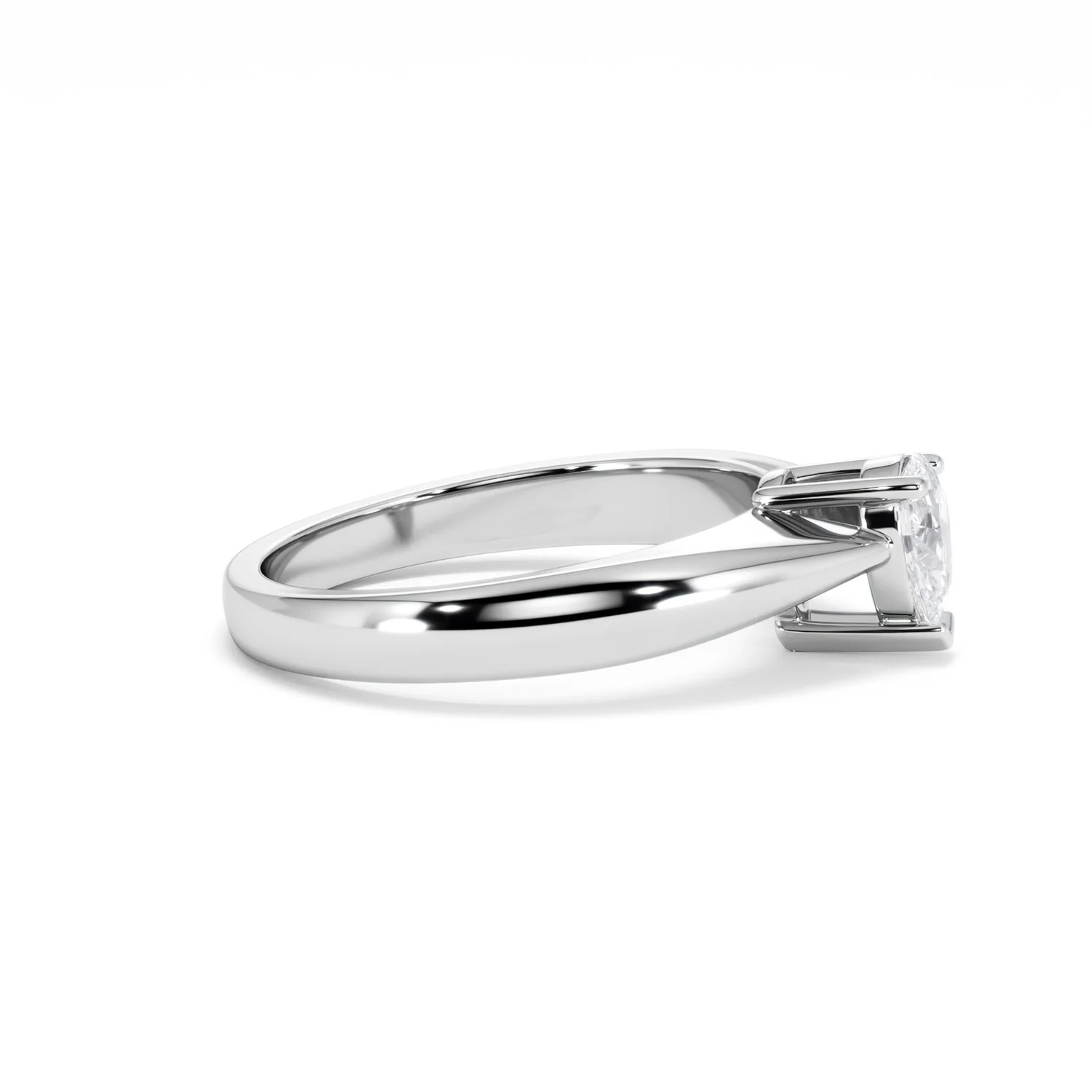Naomi Pear Cut Lab Diamond Engagement Ring 0.50ct H/SI in 9k White Gold - Image 27