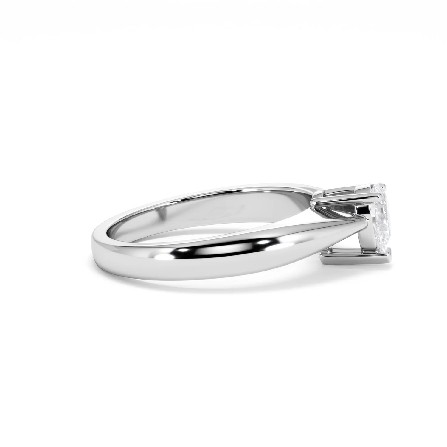 Naomi Pear Cut Lab Diamond Engagement Ring 0.50ct H/SI in 9k White Gold - Image 28