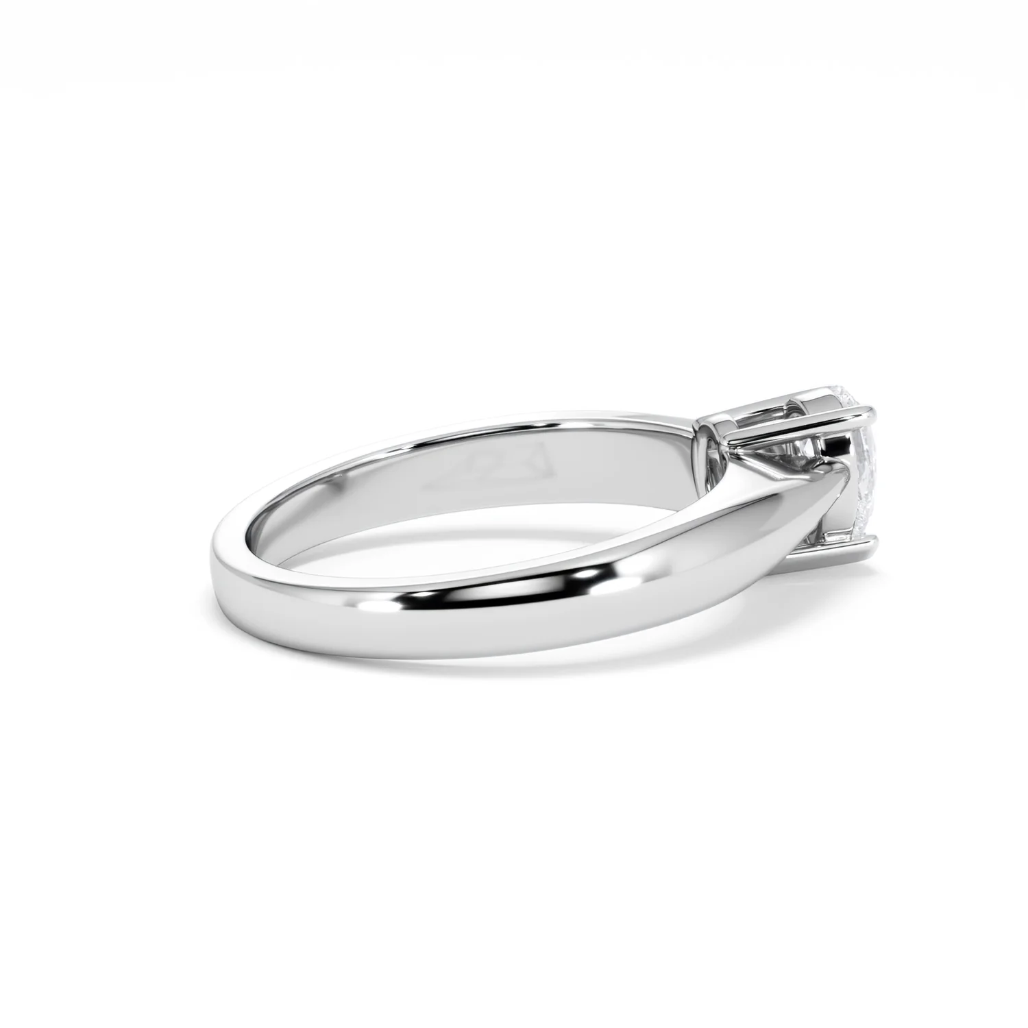 Naomi Pear Cut Lab Diamond Engagement Ring 0.50ct H/SI in 9k White Gold - Image 34