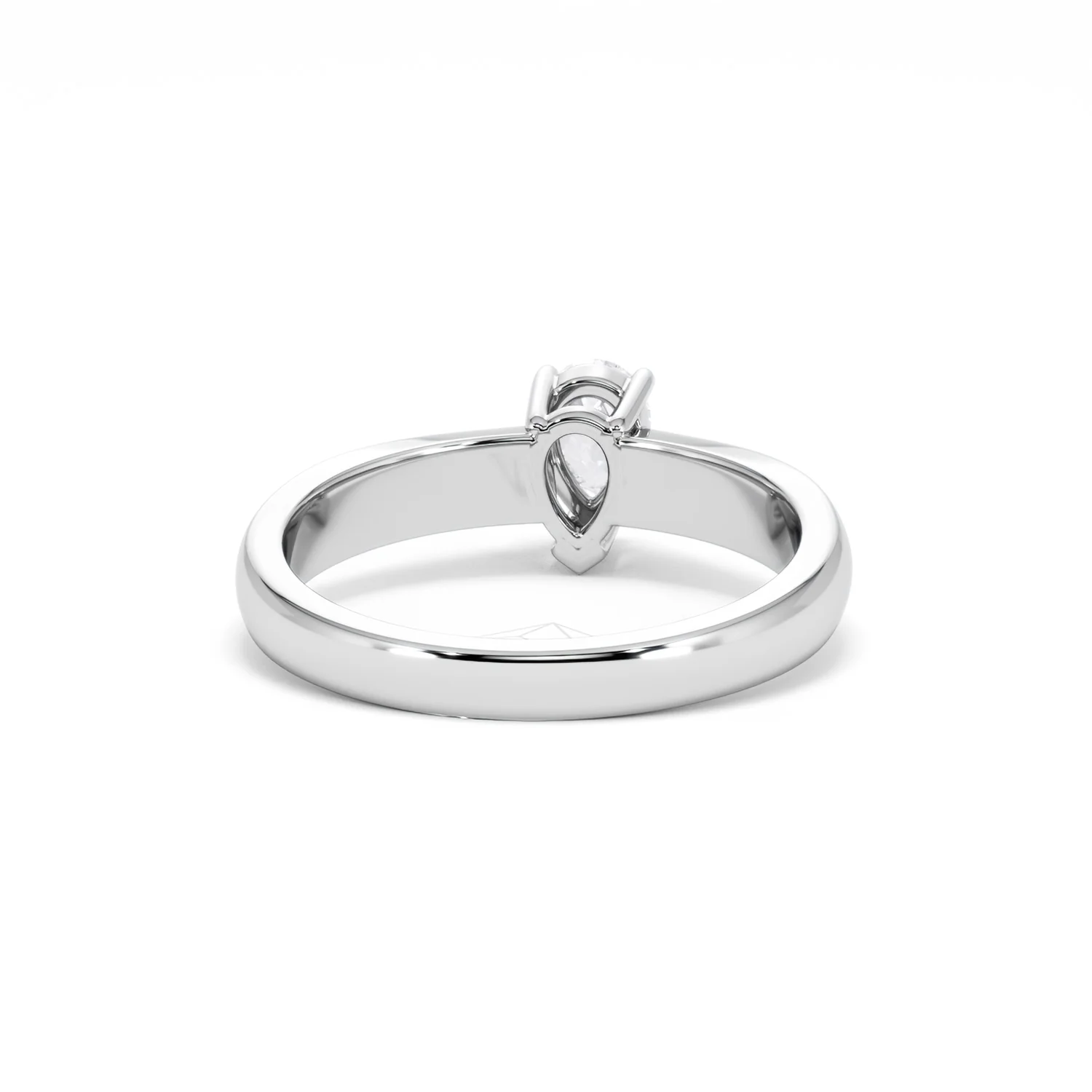Naomi Pear Cut Lab Diamond Engagement Ring 0.50ct H/SI in 9k White Gold - Image 48