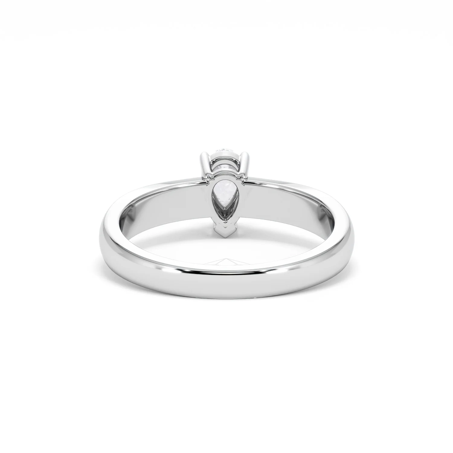 Naomi Pear Cut Lab Diamond Engagement Ring 0.50ct H/SI in 9k White Gold - Image 50
