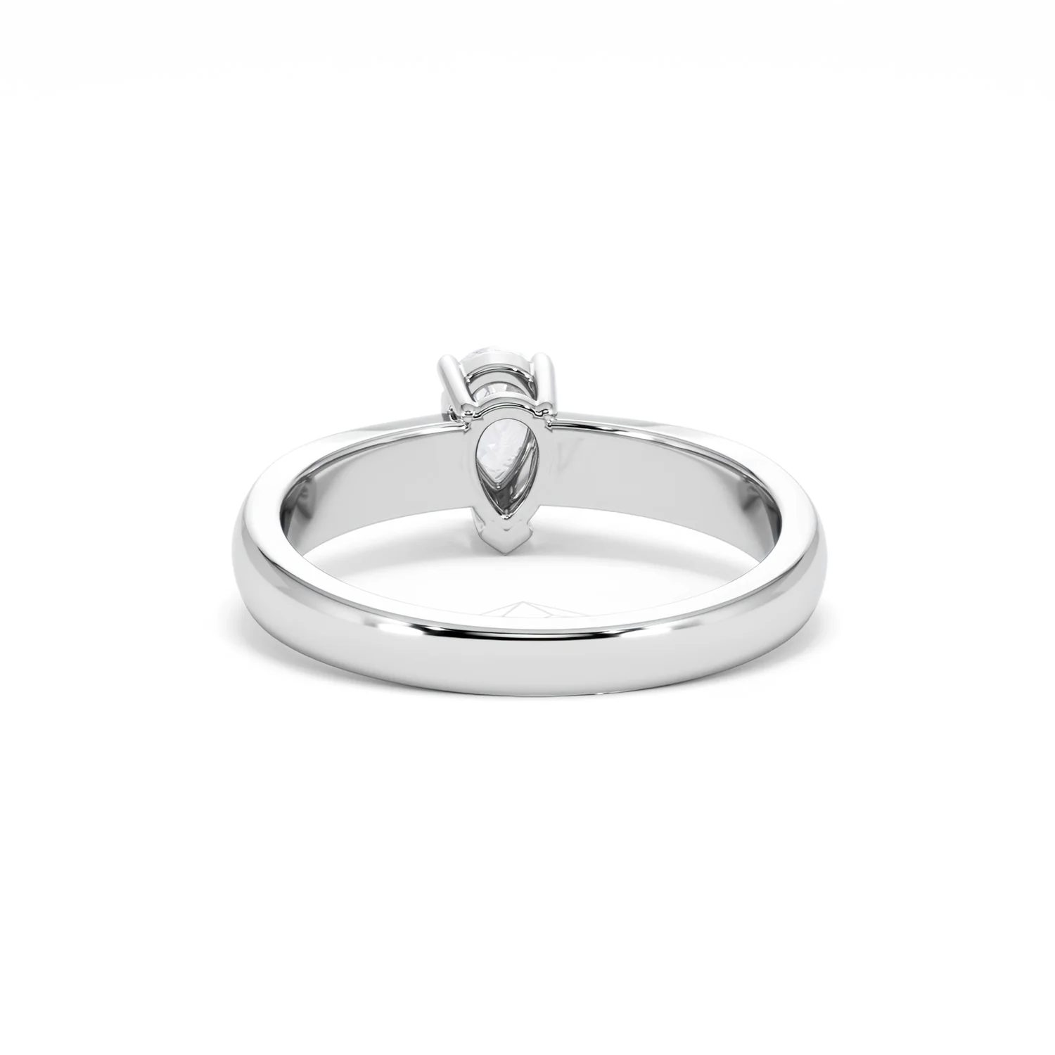 Naomi Pear Cut Lab Diamond Engagement Ring 0.50ct H/SI in 9k White Gold - Image 51