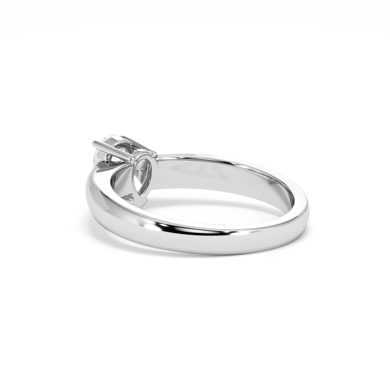 Naomi Pear Cut Lab Diamond Engagement Ring 0.50ct H/SI in 9k White Gold - Image 59