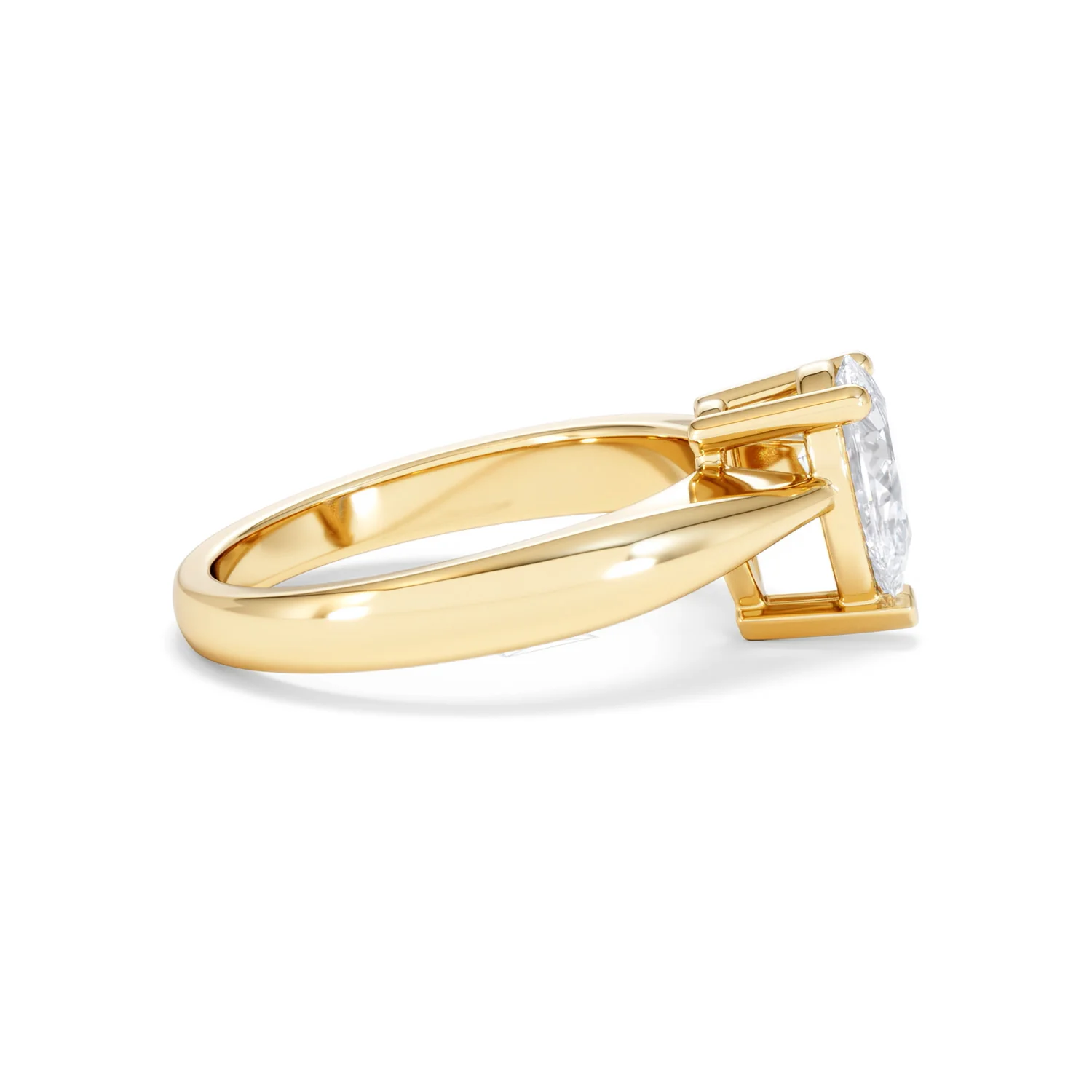 Naomi Pear Cut Lab Diamond Engagement Ring 1.00ct H/SI in 9k Gold - Image 29