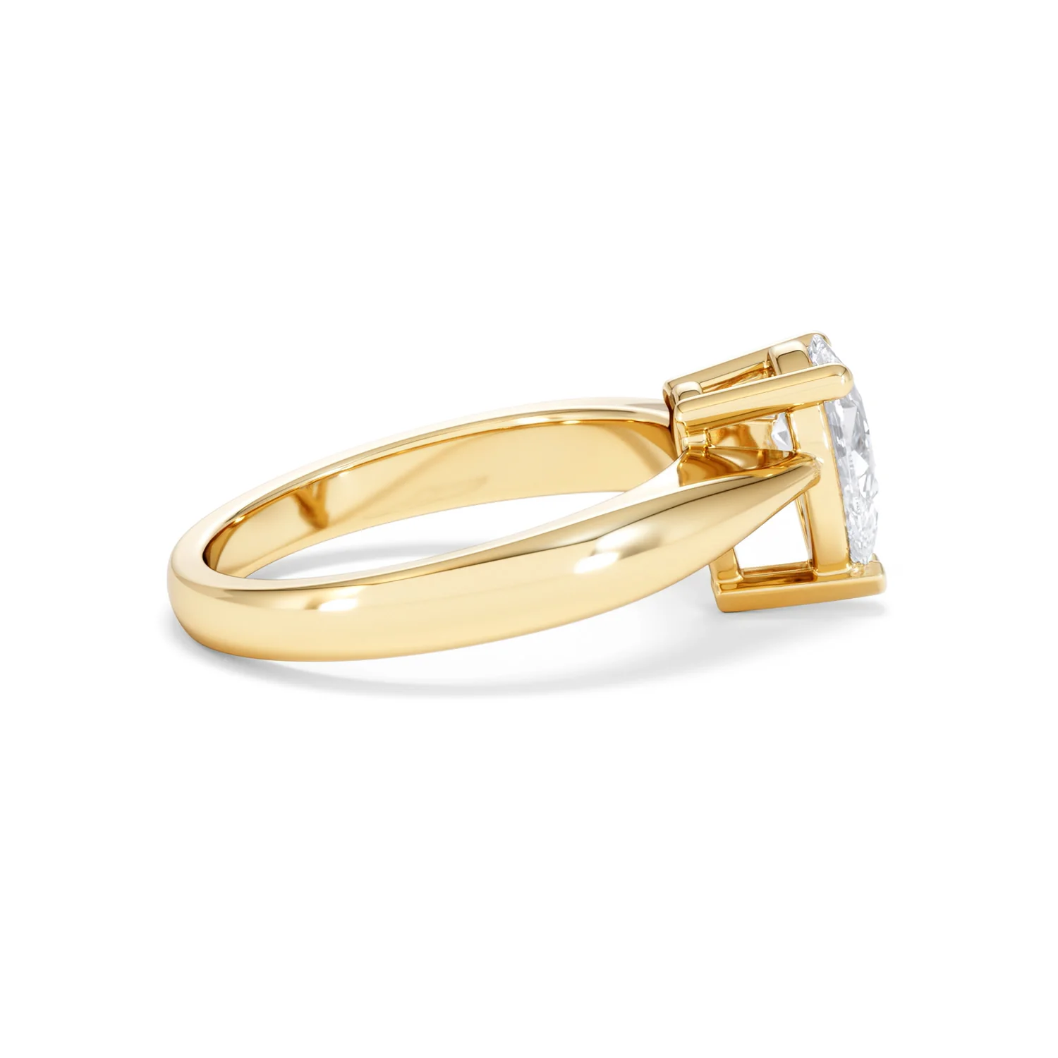 Naomi Pear Cut Lab Diamond Engagement Ring 1.00ct H/SI in 9k Gold - Image 31