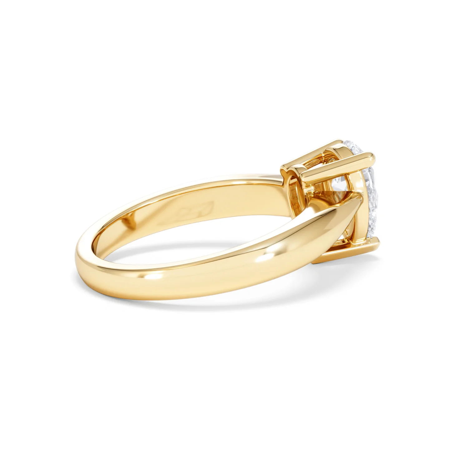 Naomi Pear Cut Lab Diamond Engagement Ring 1.00ct H/SI in 9k Gold - Image 35