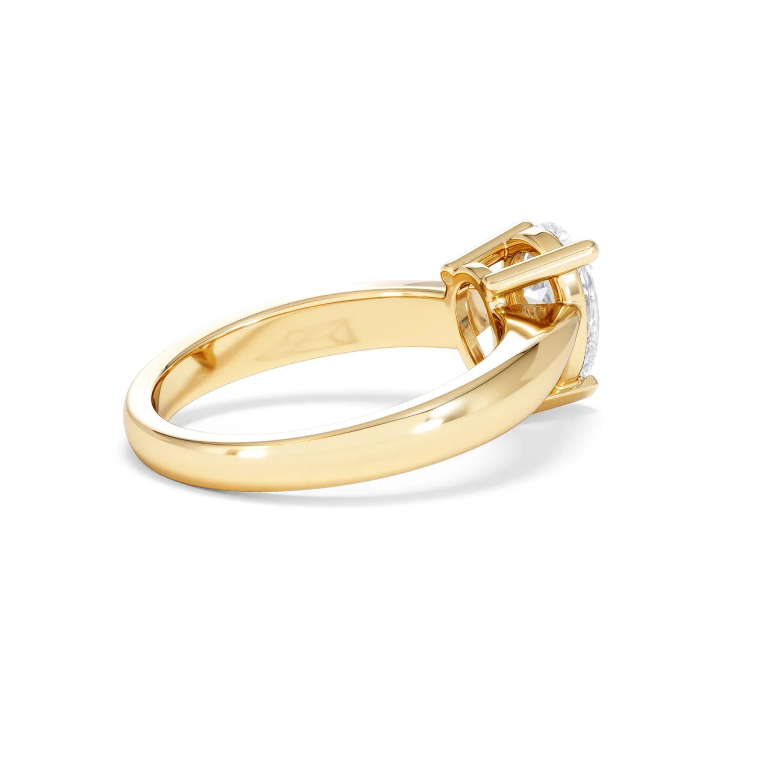 Naomi Pear Cut Lab Diamond Engagement Ring 1.00ct H/SI in 9k Gold - Image 37