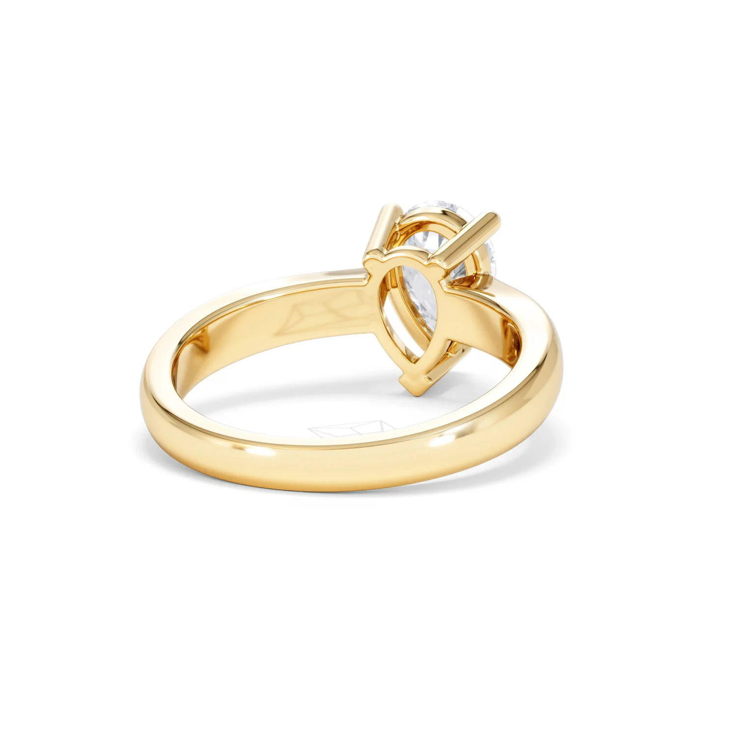 Naomi Pear Cut Lab Diamond Engagement Ring 1.00ct H/SI in 9k Gold - Image 45