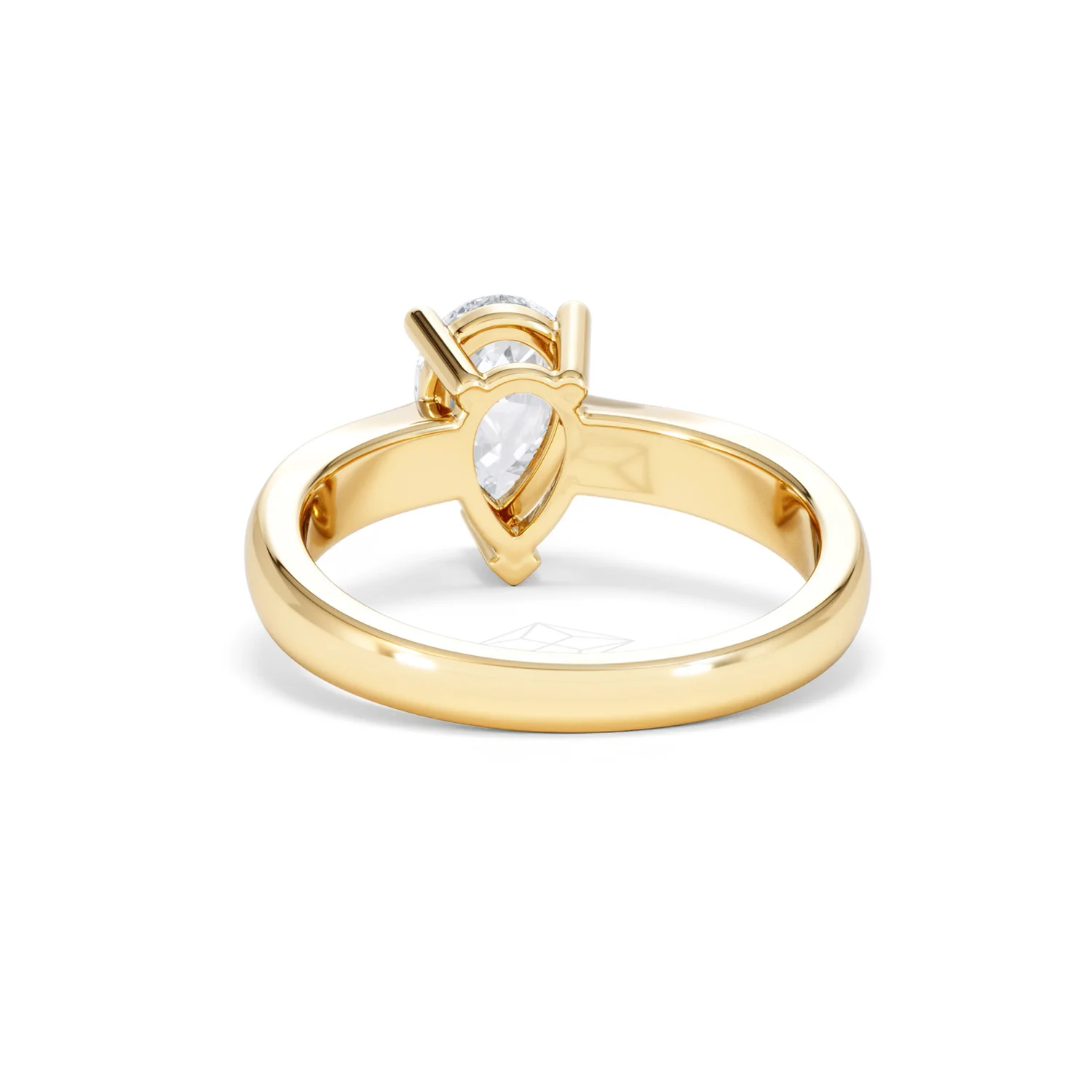 Naomi Pear Cut Lab Diamond Engagement Ring 1.00ct H/SI in 9k Gold - Image 52