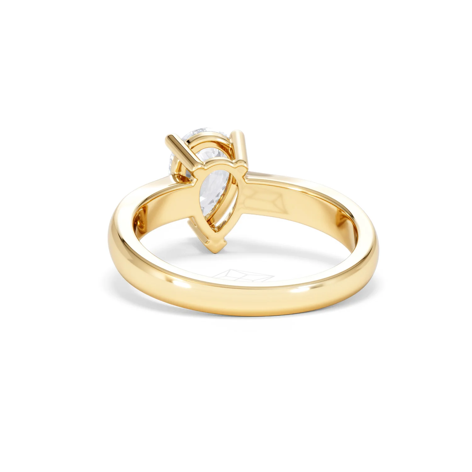Naomi Pear Cut Lab Diamond Engagement Ring 1.00ct H/SI in 9k Gold - Image 53