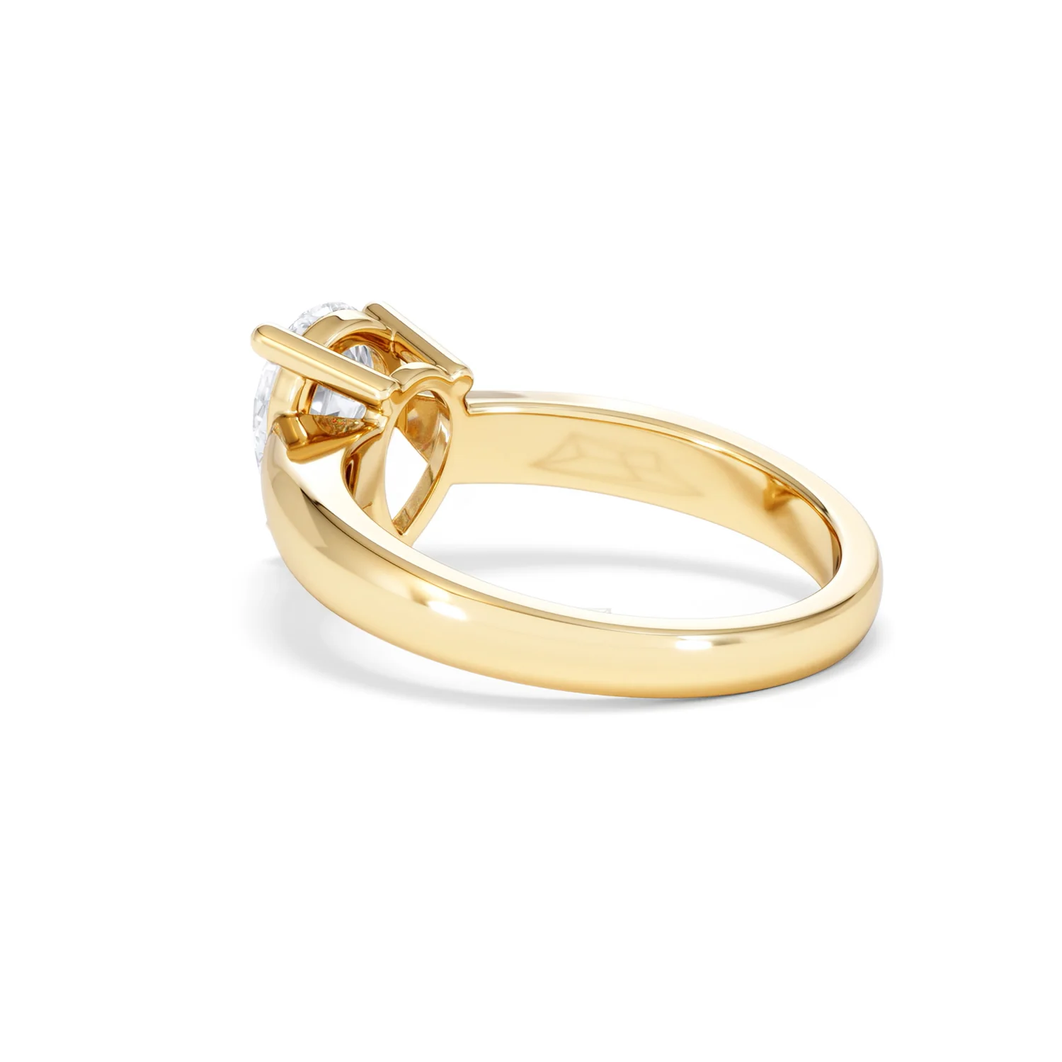 Naomi Pear Cut Lab Diamond Engagement Ring 1.00ct H/SI in 9k Gold - Image 60