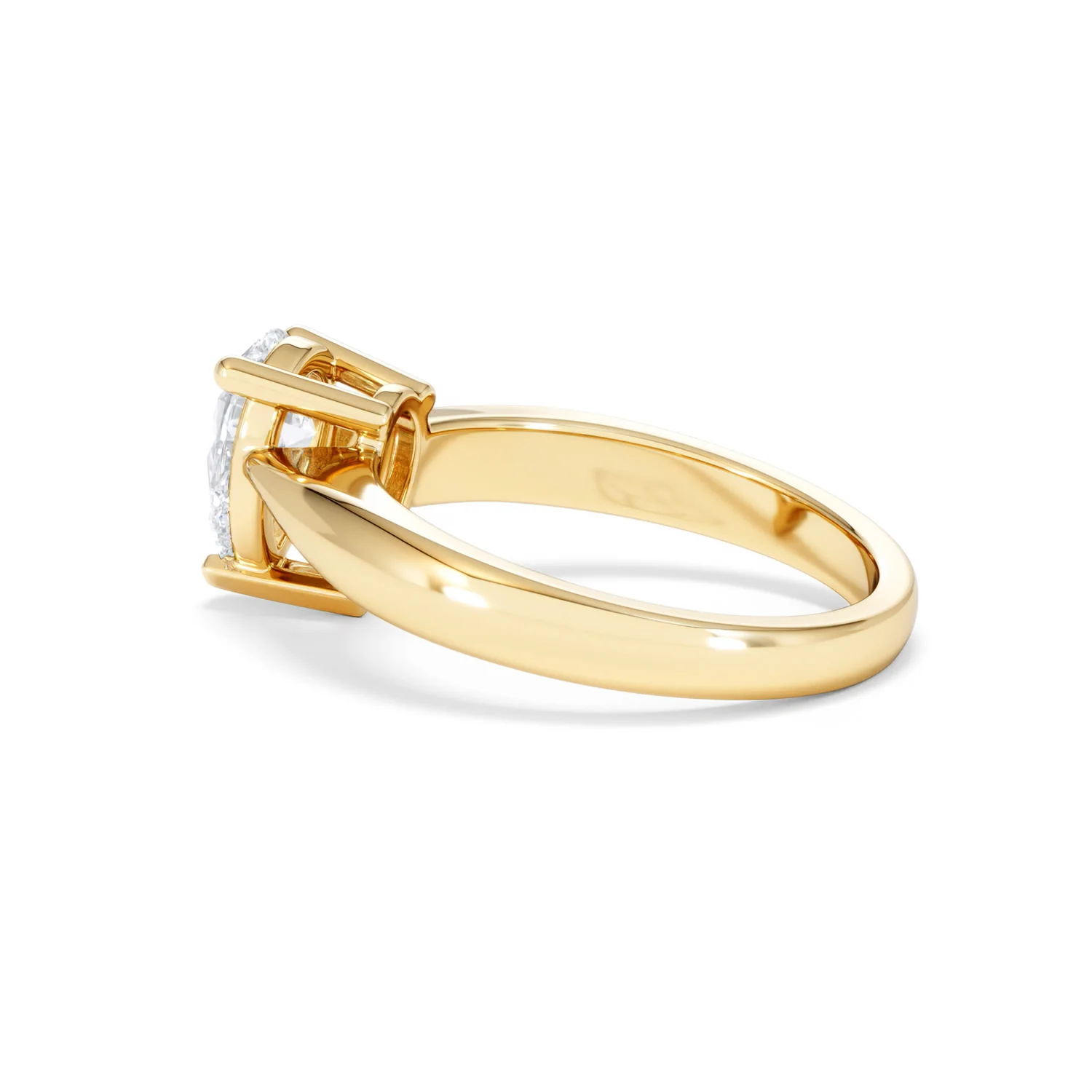 Naomi Pear Cut Lab Diamond Engagement Ring 1.00ct H/SI in 9k Gold - Image 65
