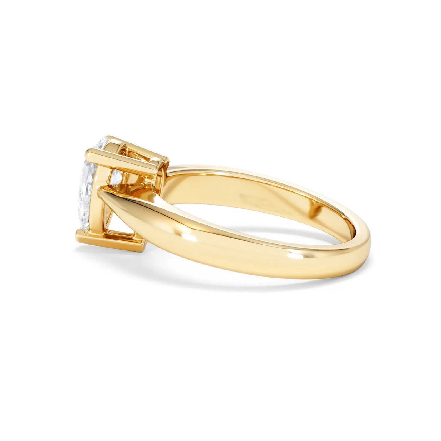 Naomi Pear Cut Lab Diamond Engagement Ring 1.00ct H/SI in 9k Gold - Image 67