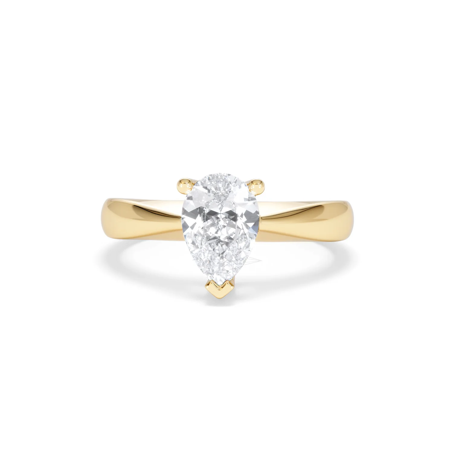 Naomi Pear Cut Lab Diamond Engagement Ring 1.00ct H/SI in 9k Gold - Image 89