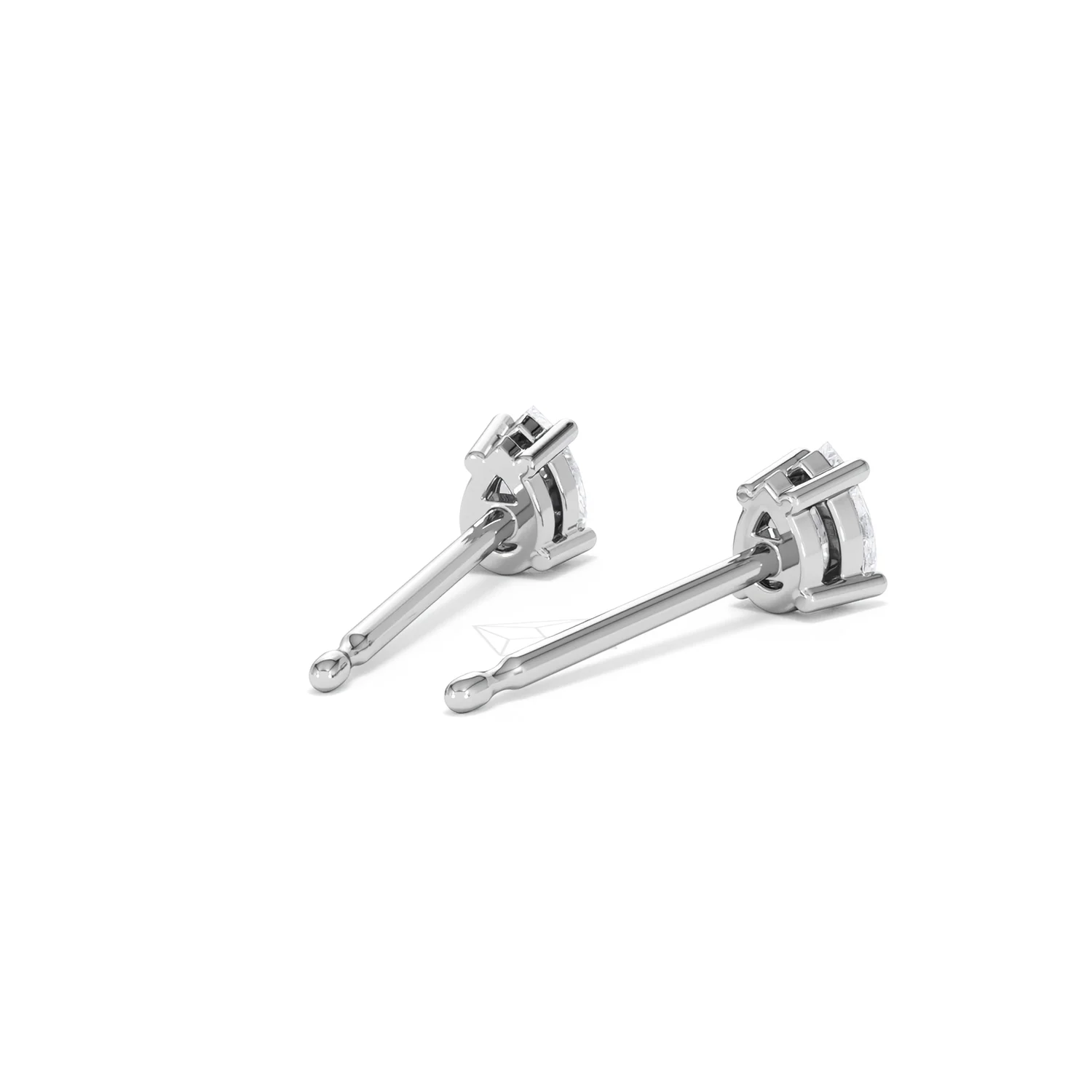 Naomi Pear Cut Lab Diamond Stud Earrings 0.30ct H/SI in 925 Silver - Image 43