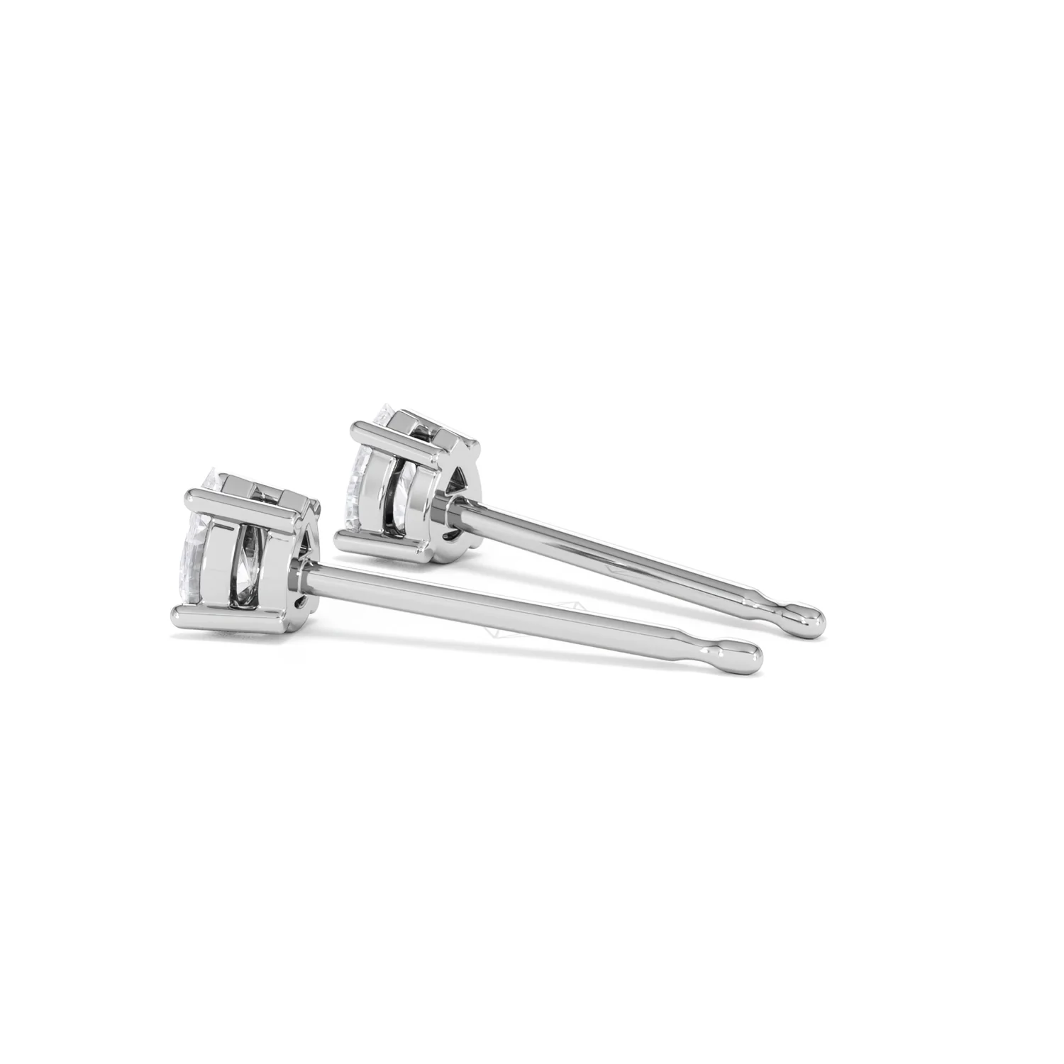 Naomi Pear Cut Lab Diamond Stud Earrings 0.30ct H/SI in 925 Silver - Image 63