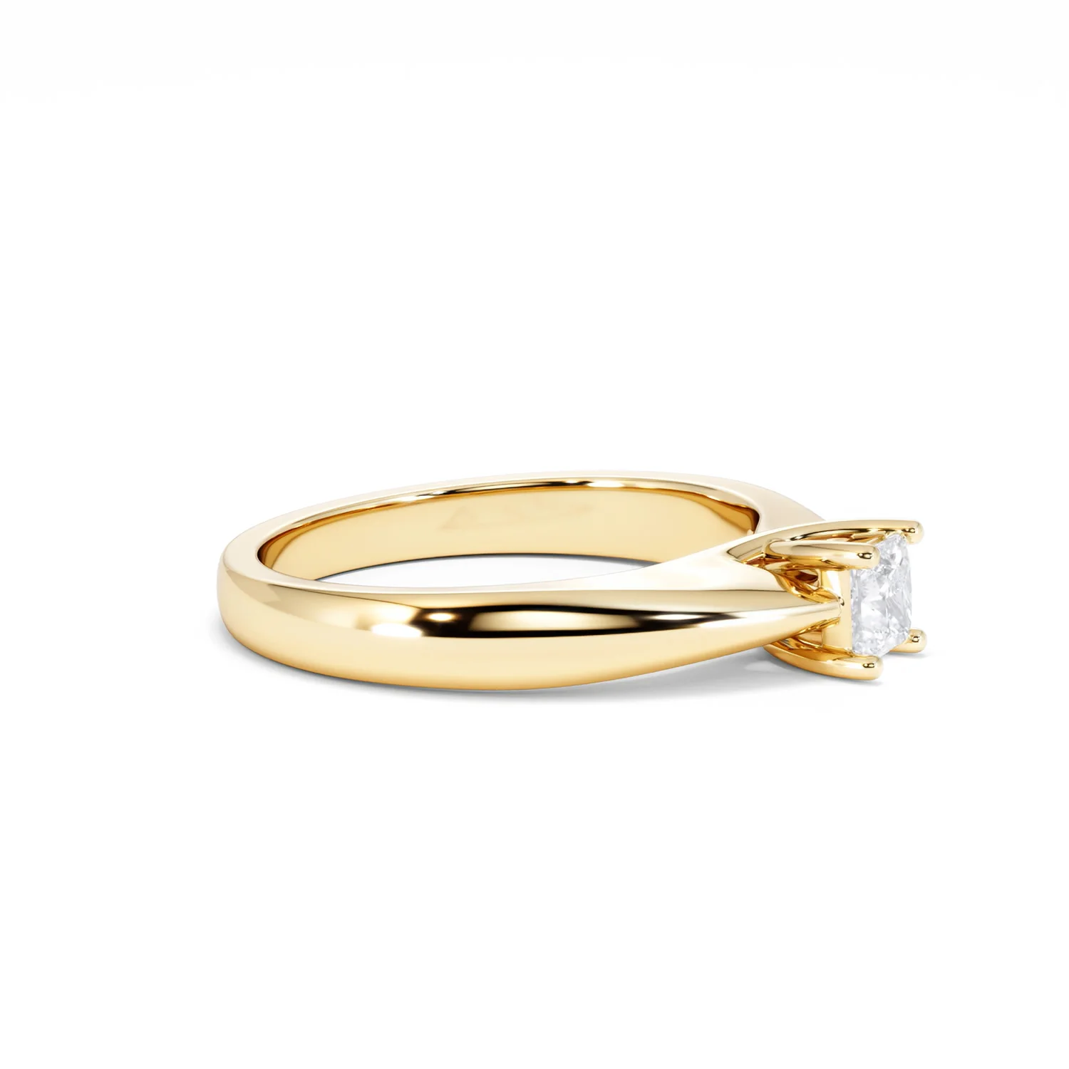 Naomi Princess Cut Lab Diamond Engagement Ring 0.33ct H/SI in 18k Gold Vermeil - Image 24