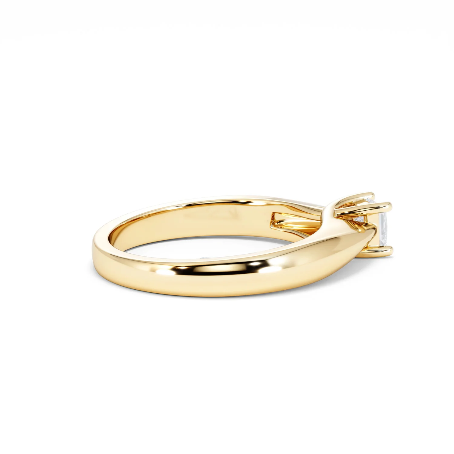 Naomi Princess Cut Lab Diamond Engagement Ring 0.33ct H/SI in 18k Gold Vermeil - Image 34