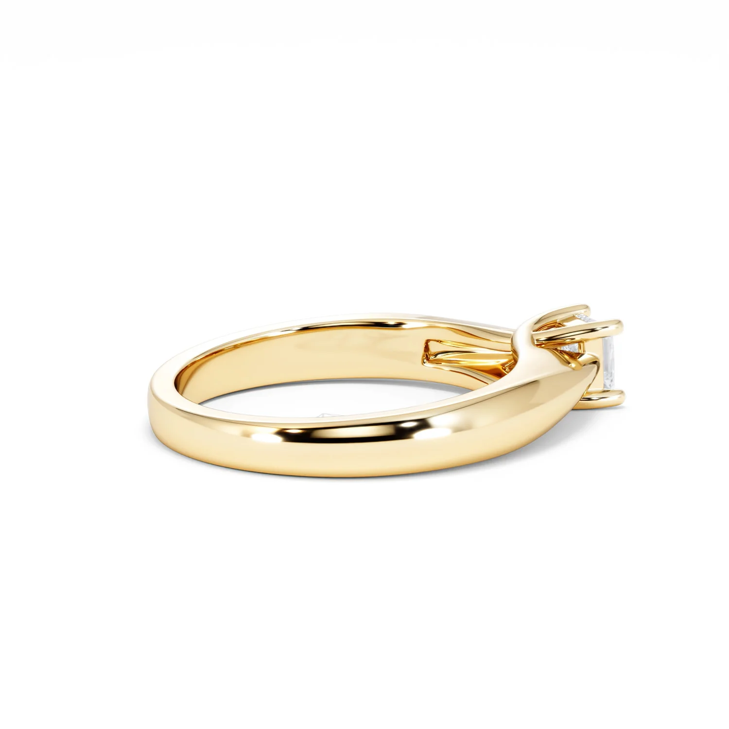 Naomi Princess Cut Lab Diamond Engagement Ring 0.33ct H/SI in 18k Gold Vermeil - Image 35