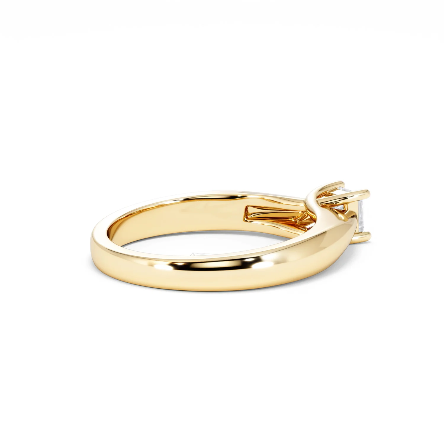 Naomi Princess Cut Lab Diamond Engagement Ring 0.33ct H/SI in 18k Gold Vermeil - Image 37