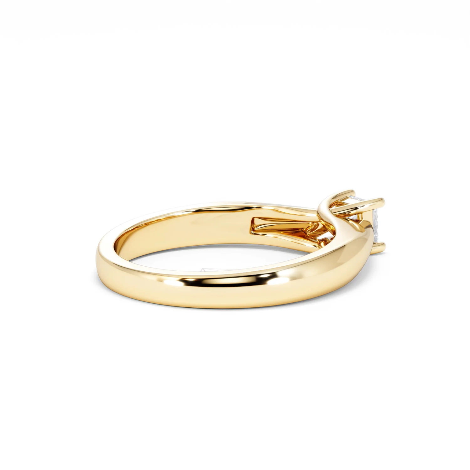 Naomi Princess Cut Lab Diamond Engagement Ring 0.33ct H/SI in 18k Gold Vermeil - Image 38