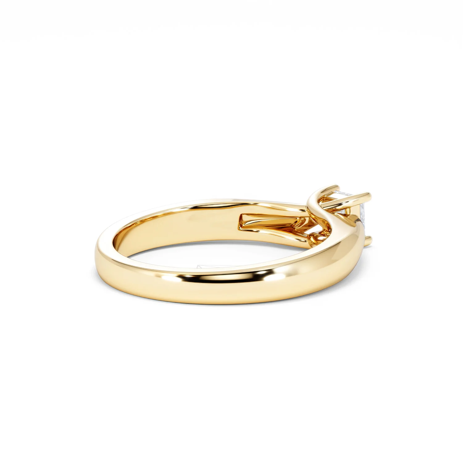 Naomi Princess Cut Lab Diamond Engagement Ring 0.33ct H/SI in 18k Gold Vermeil - Image 39