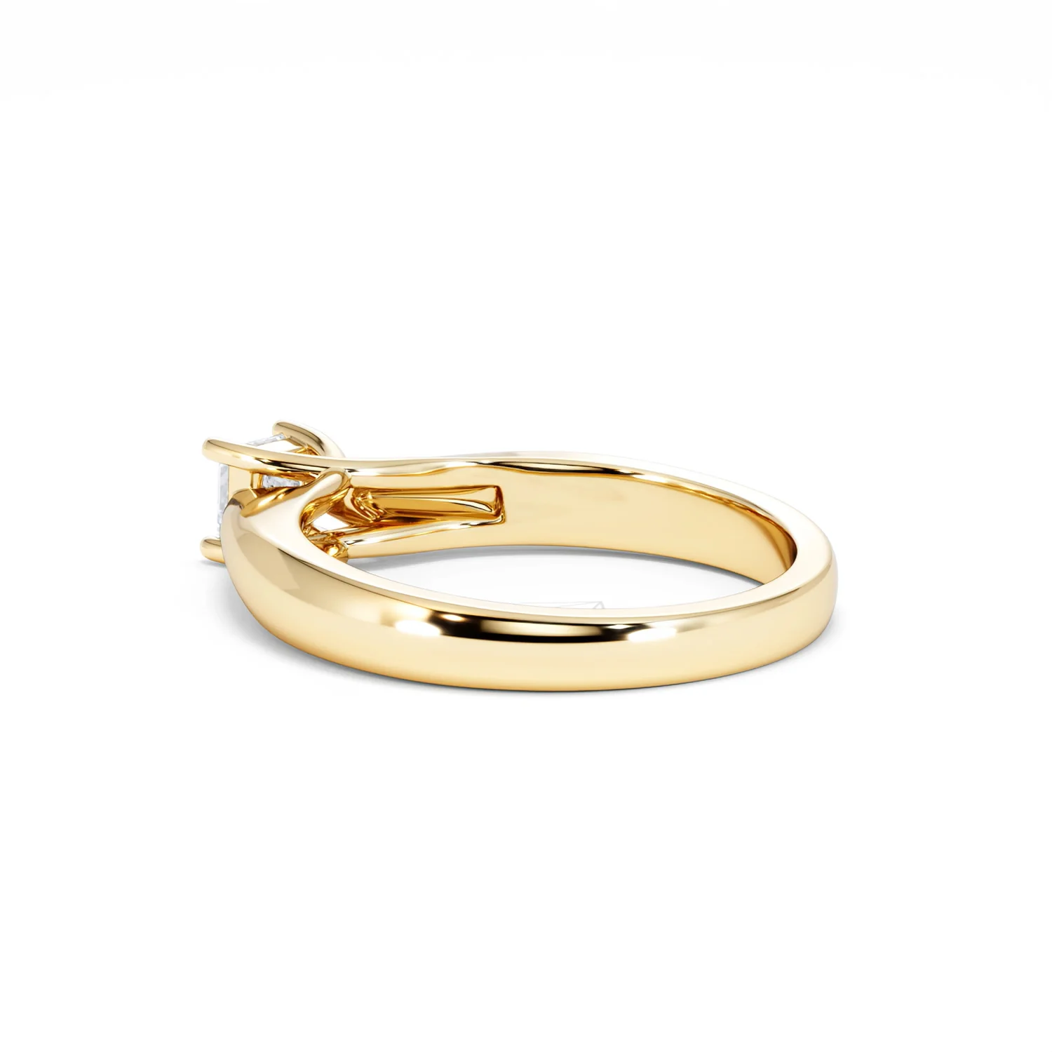 Naomi Princess Cut Lab Diamond Engagement Ring 0.33ct H/SI in 18k Gold Vermeil - Image 61