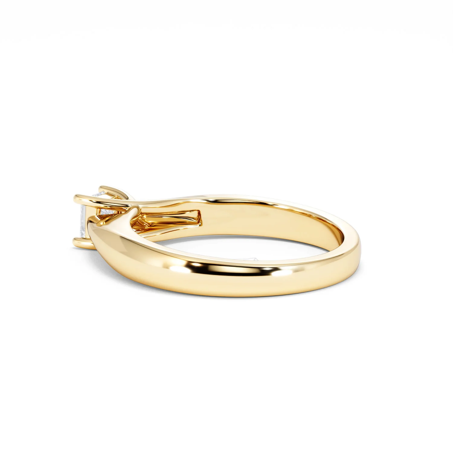 Naomi Princess Cut Lab Diamond Engagement Ring 0.33ct H/SI in 18k Gold Vermeil - Image 63