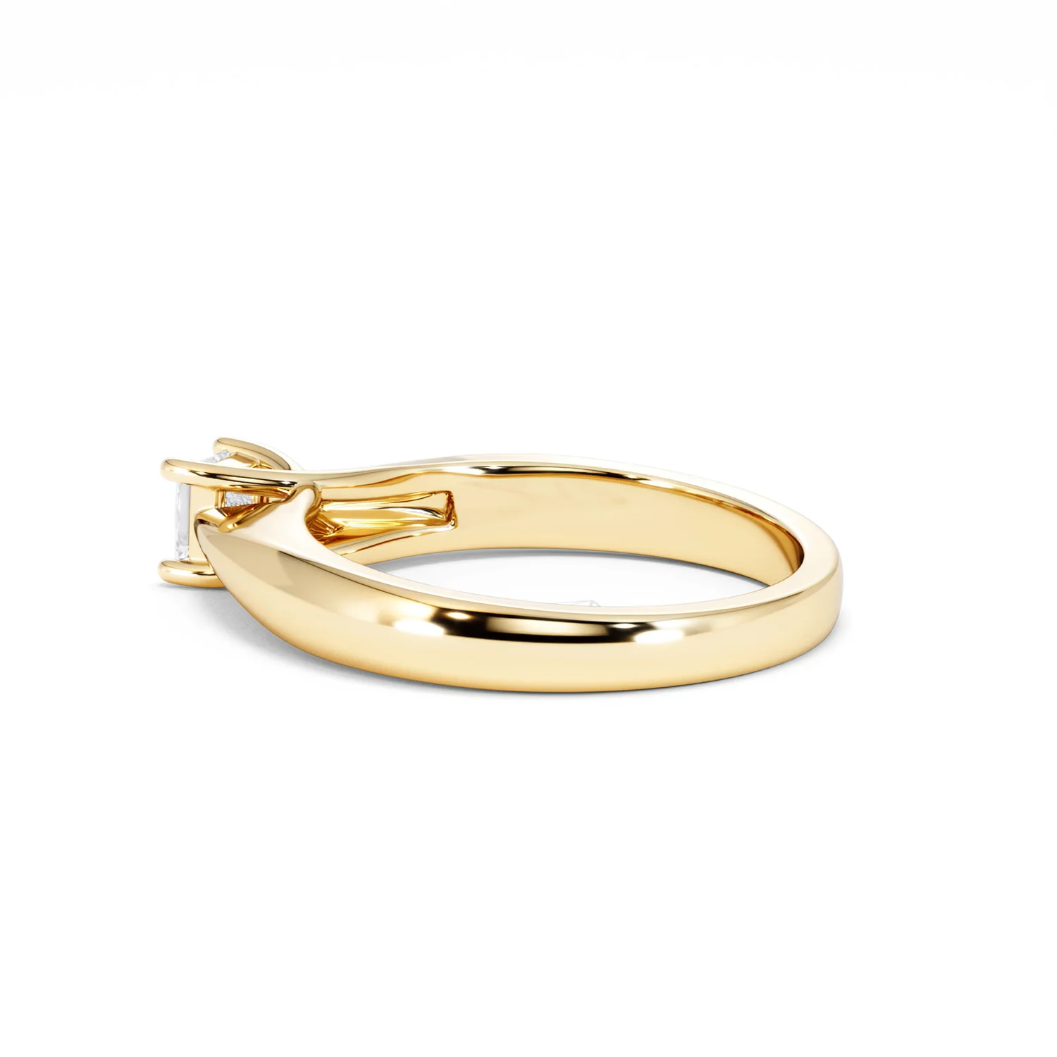 Naomi Princess Cut Lab Diamond Engagement Ring 0.33ct H/SI in 18k Gold Vermeil - Image 64