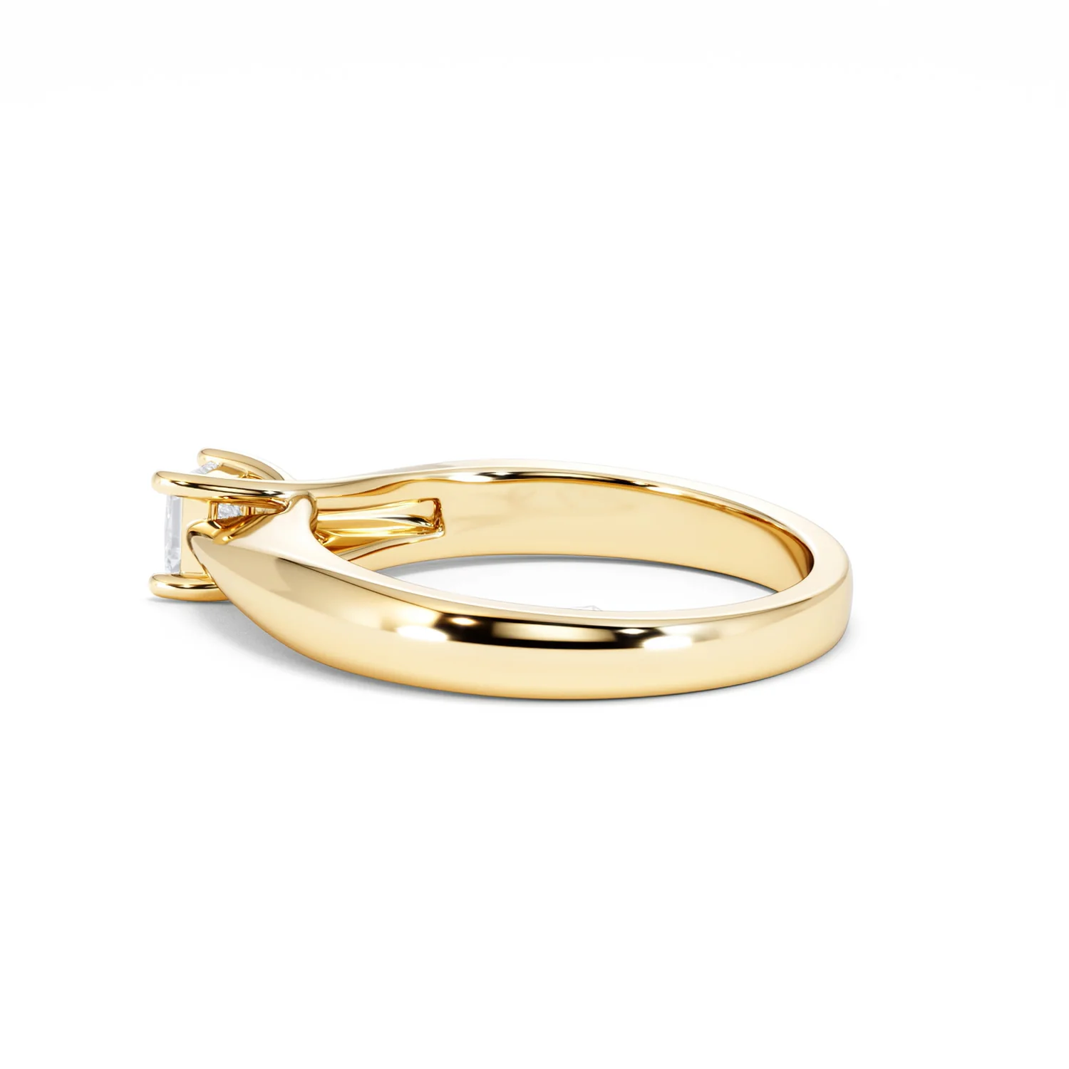 Naomi Princess Cut Lab Diamond Engagement Ring 0.33ct H/SI in 18k Gold Vermeil - Image 65