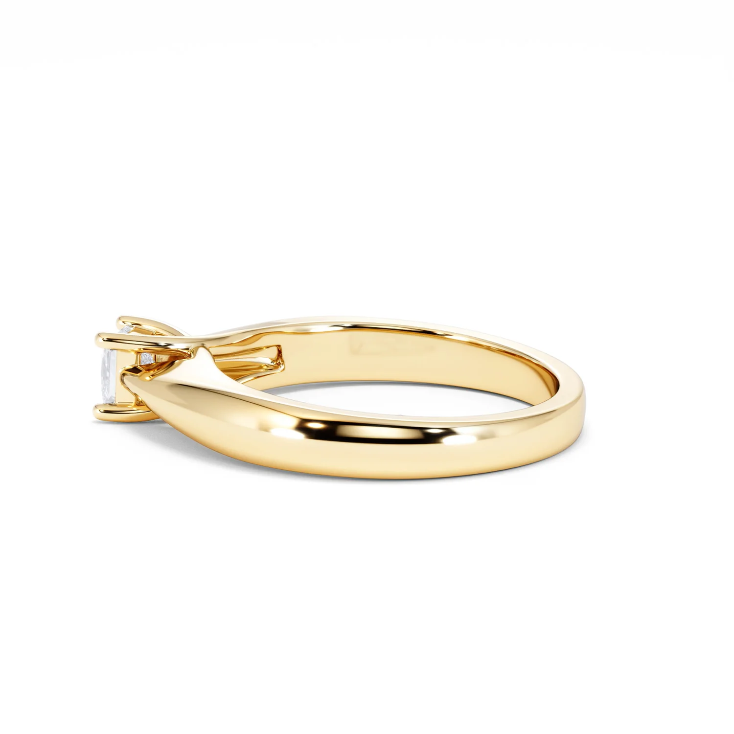 Naomi Princess Cut Lab Diamond Engagement Ring 0.33ct H/SI in 18k Gold Vermeil - Image 67