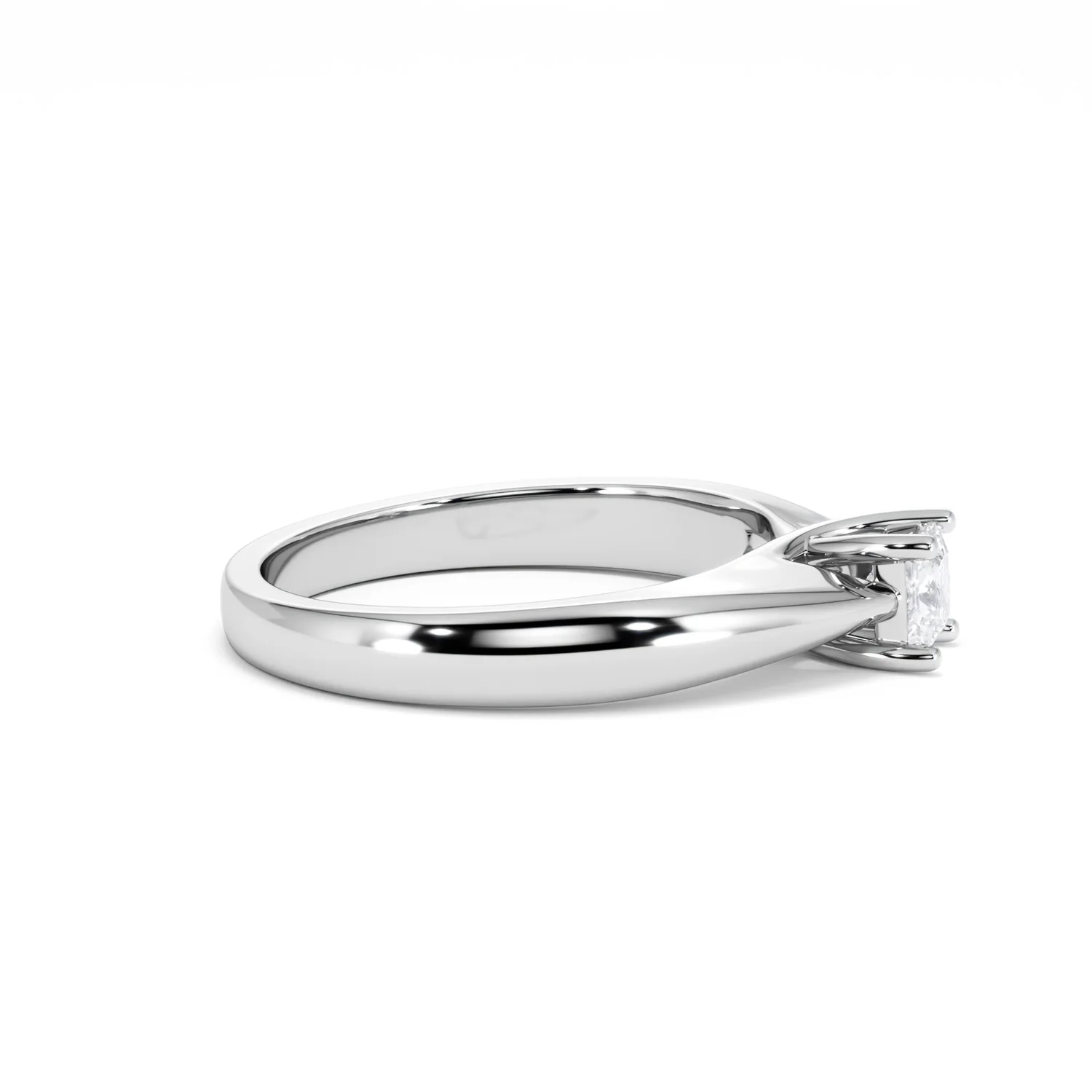 Naomi Princess Cut Lab Diamond Engagement Ring 0.33ct H/SI in 925 Silver - Image 27