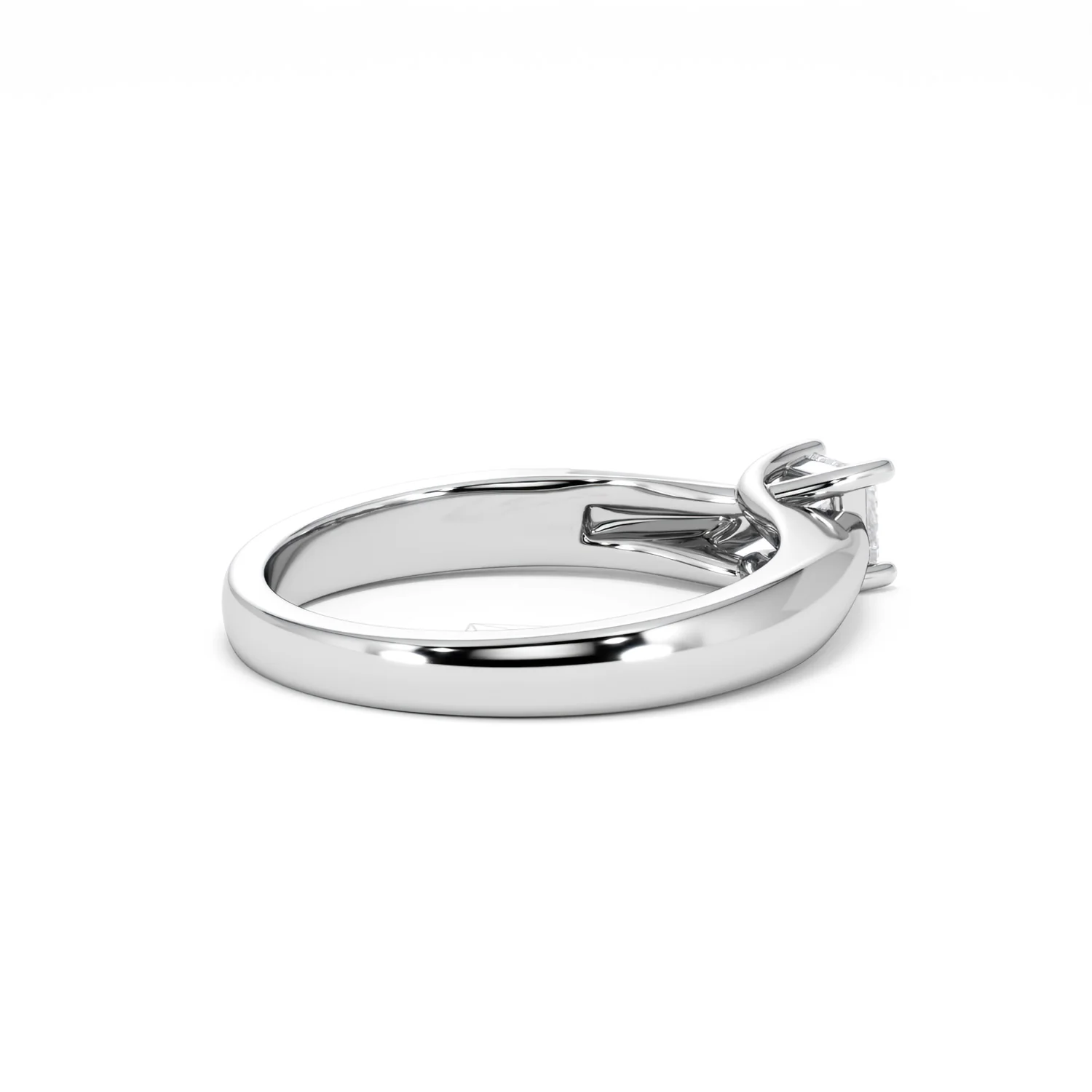 Naomi Princess Cut Lab Diamond Engagement Ring 0.33ct H/SI in 925 Silver - Image 38