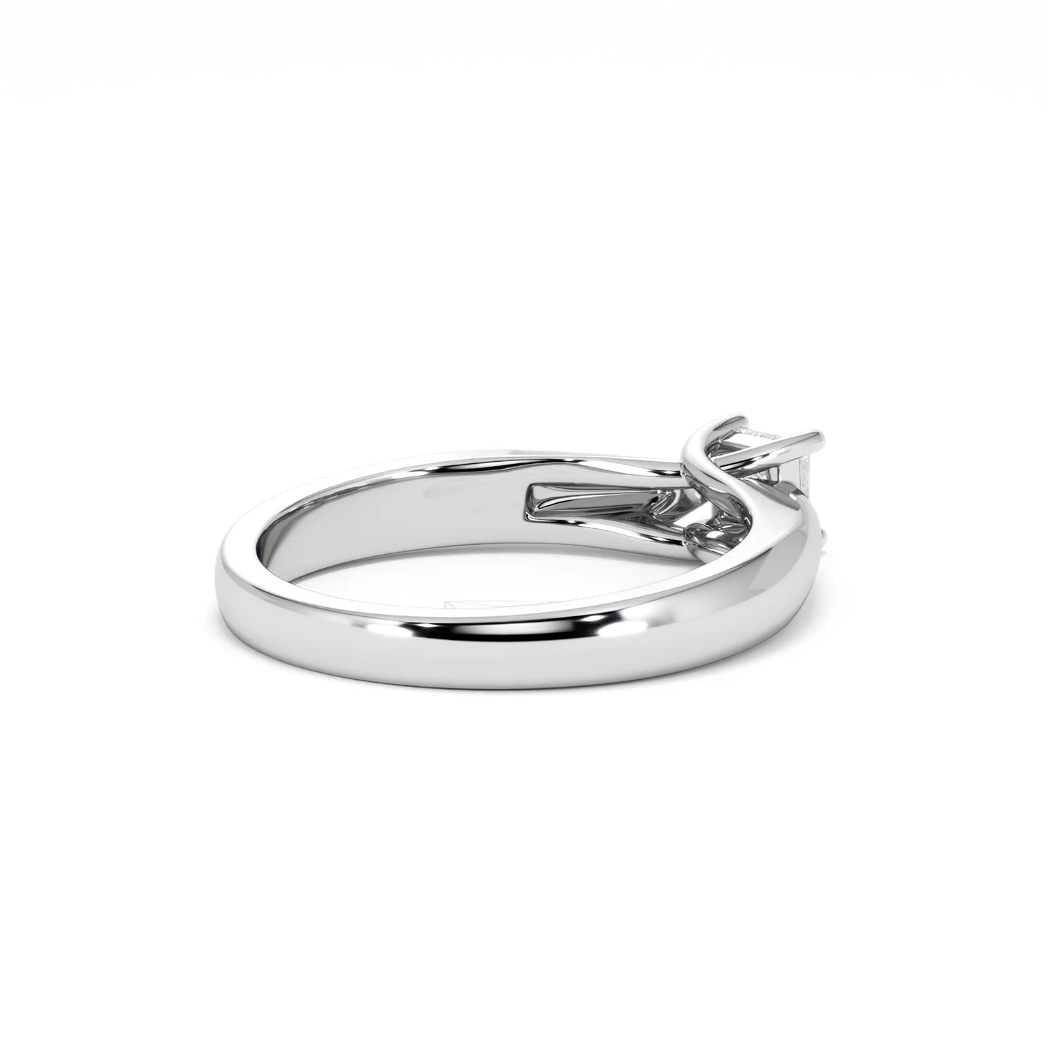Naomi Princess Cut Lab Diamond Engagement Ring 0.33ct H/SI in 925 Silver - Image 40