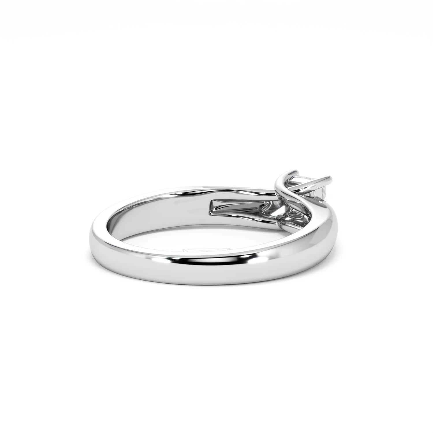 Naomi Princess Cut Lab Diamond Engagement Ring 0.33ct H/SI in 925 Silver - Image 41