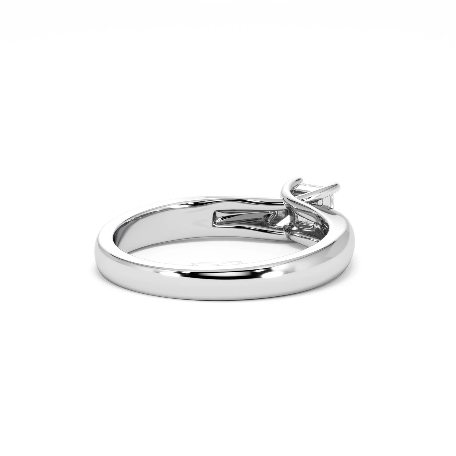Naomi Princess Cut Lab Diamond Engagement Ring 0.33ct H/SI in 925 Silver - Image 42