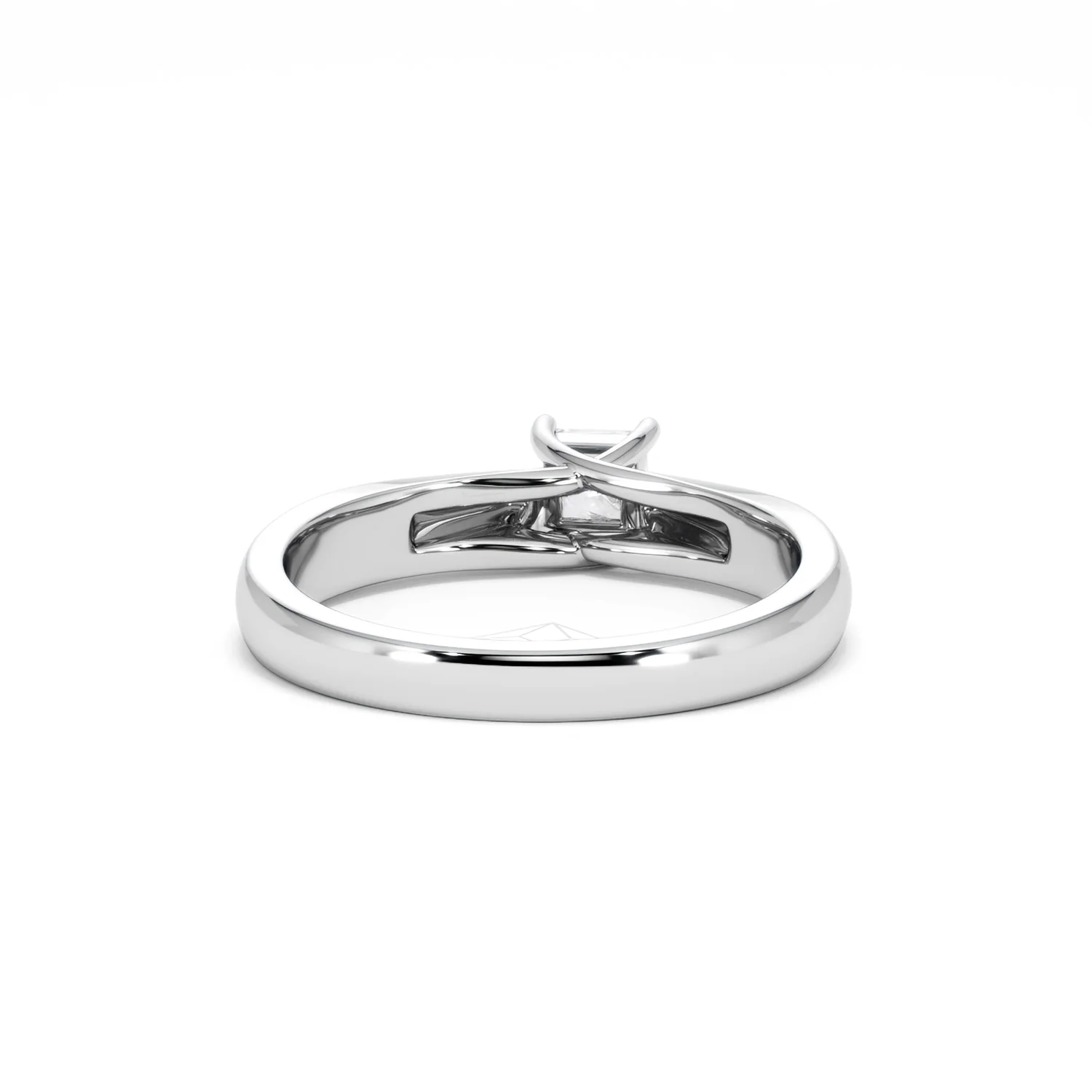 Naomi Princess Cut Lab Diamond Engagement Ring 0.33ct H/SI in 925 Silver - Image 48