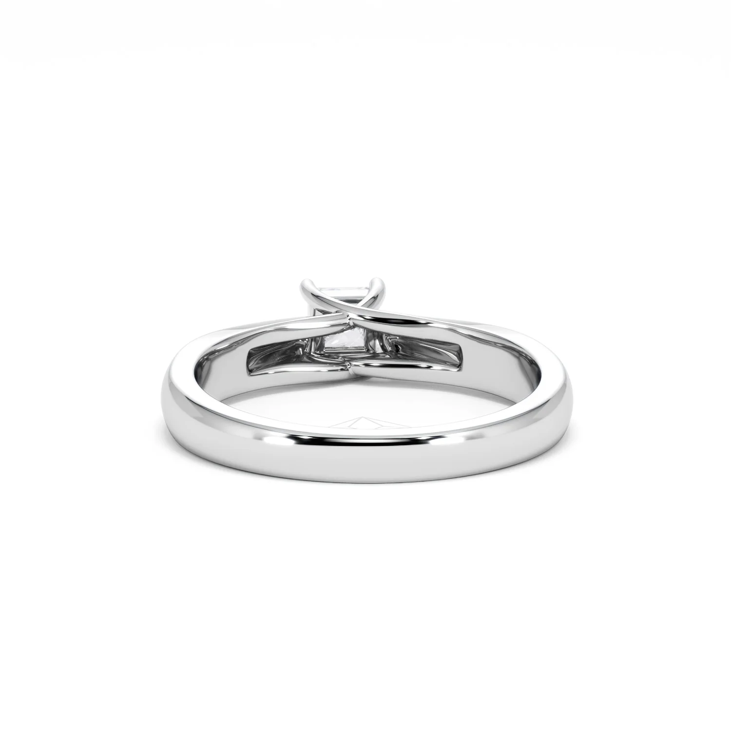 Naomi Princess Cut Lab Diamond Engagement Ring 0.33ct H/SI in 925 Silver - Image 51