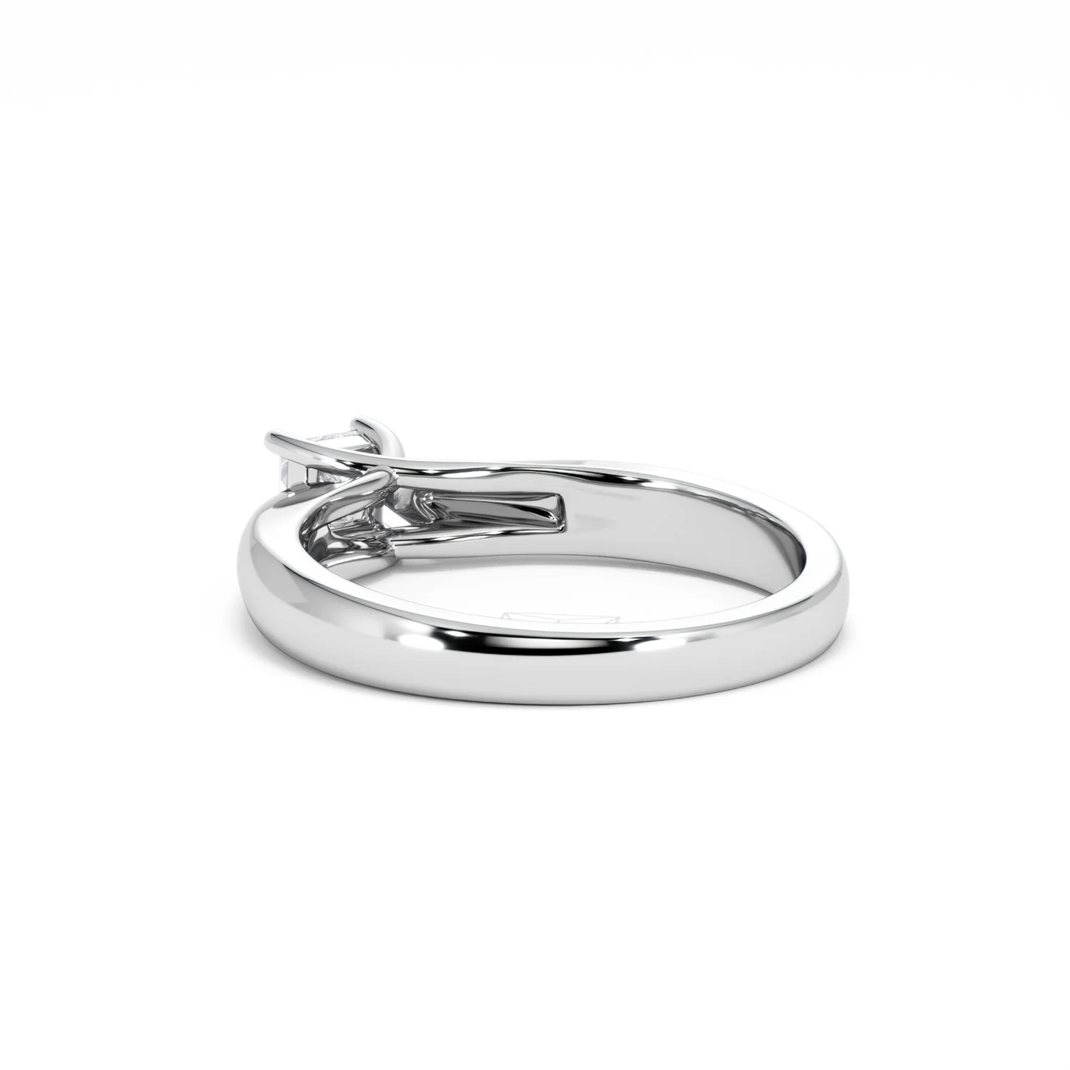 Naomi Princess Cut Lab Diamond Engagement Ring 0.33ct H/SI in 925 Silver - Image 58
